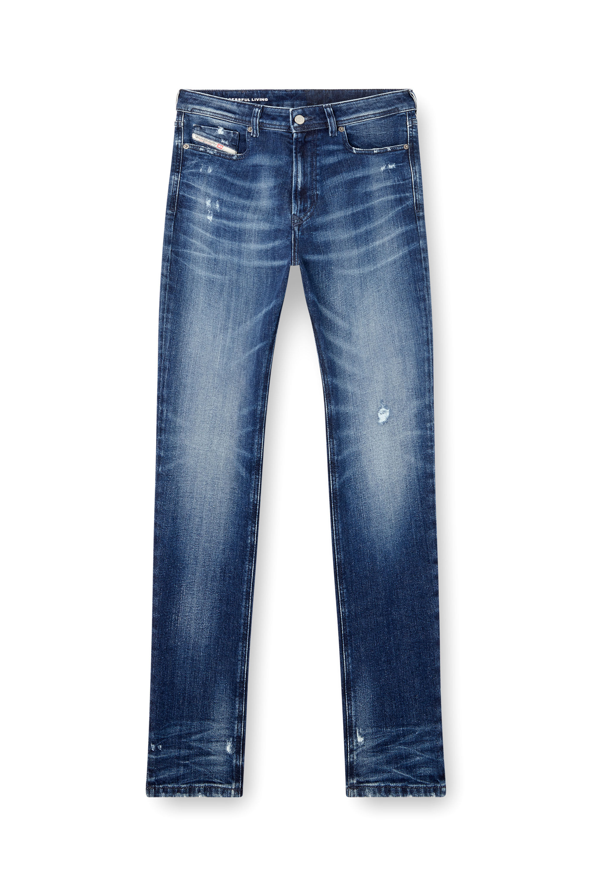 Diesel - Man's Skinny Jeans 1979 Sleenker 09L42, Dark Blue - 2