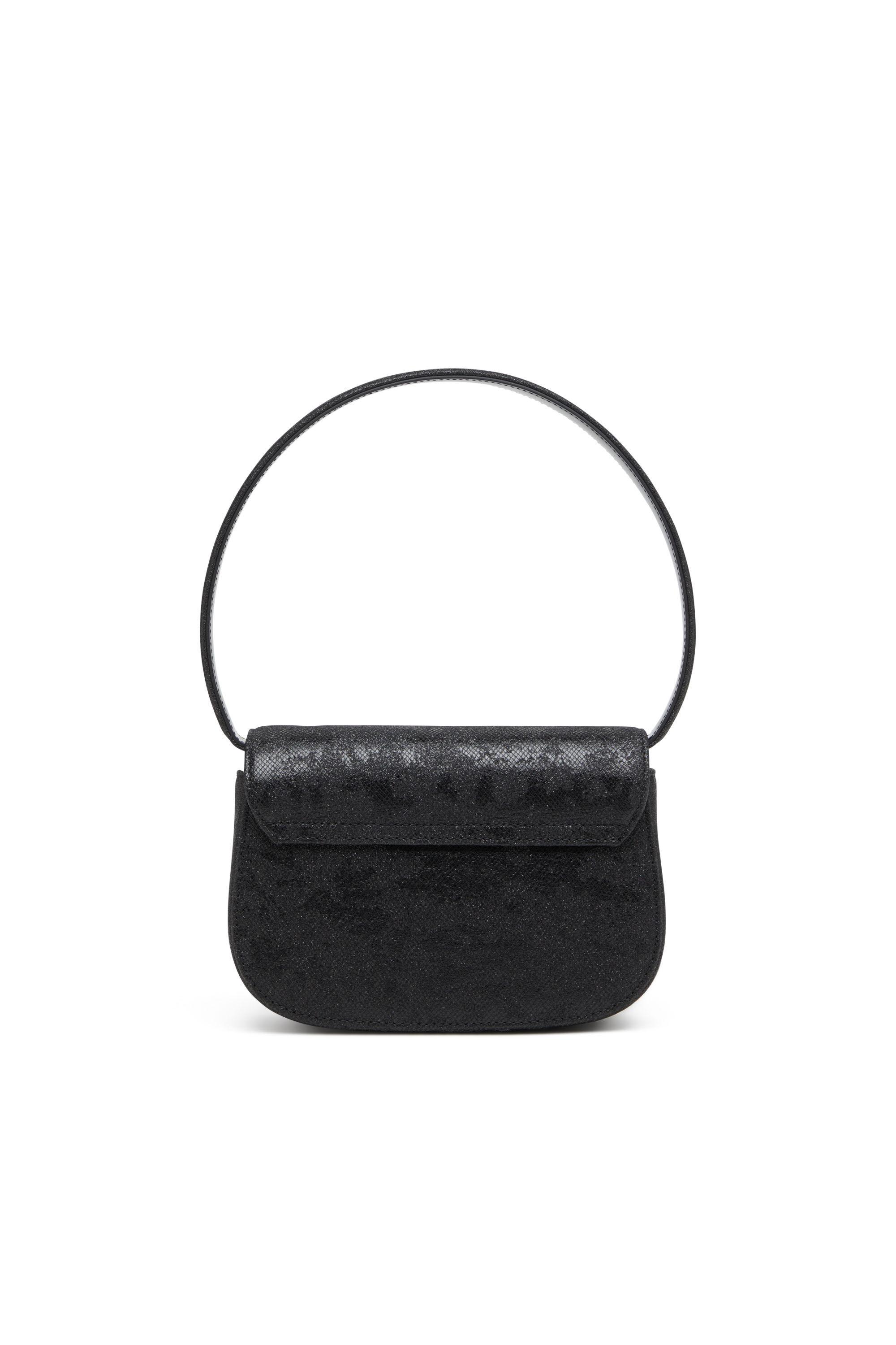 Diesel - 1DR, Woman's 1DR-Iconic 1DR bag in glitter-camo Lurex in Black - 2