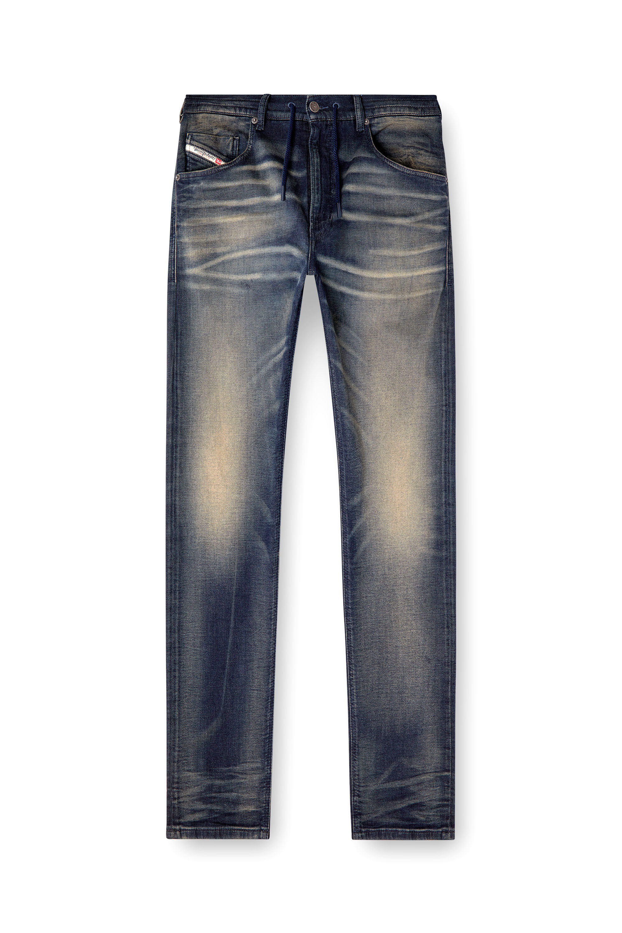 Diesel - Man's Regular 2032 D-Krooley Joggjeans® 068PM, Dark Blue - 2