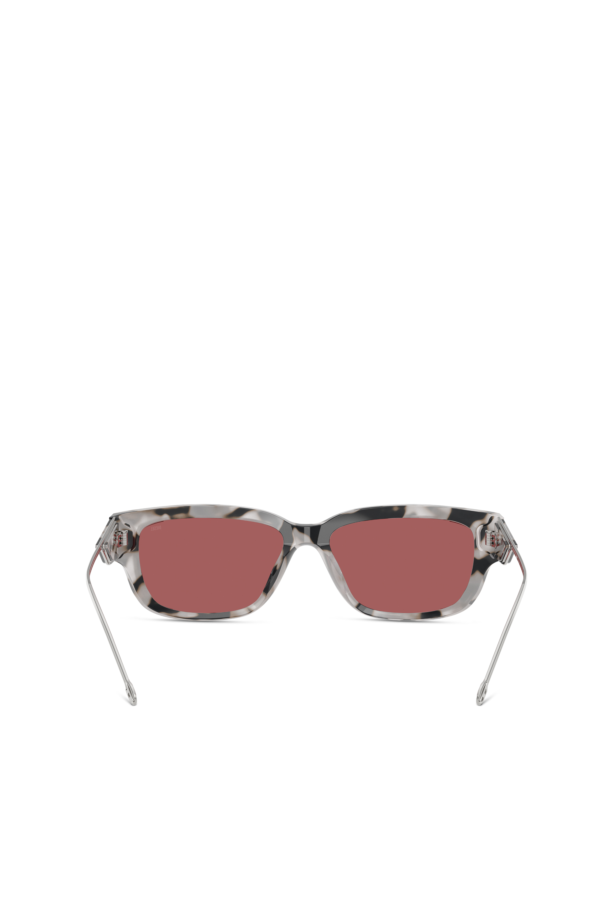 Diesel - 0DL2002 SIZE 56, Unisex's Rectangle sunglasses in Red - 4