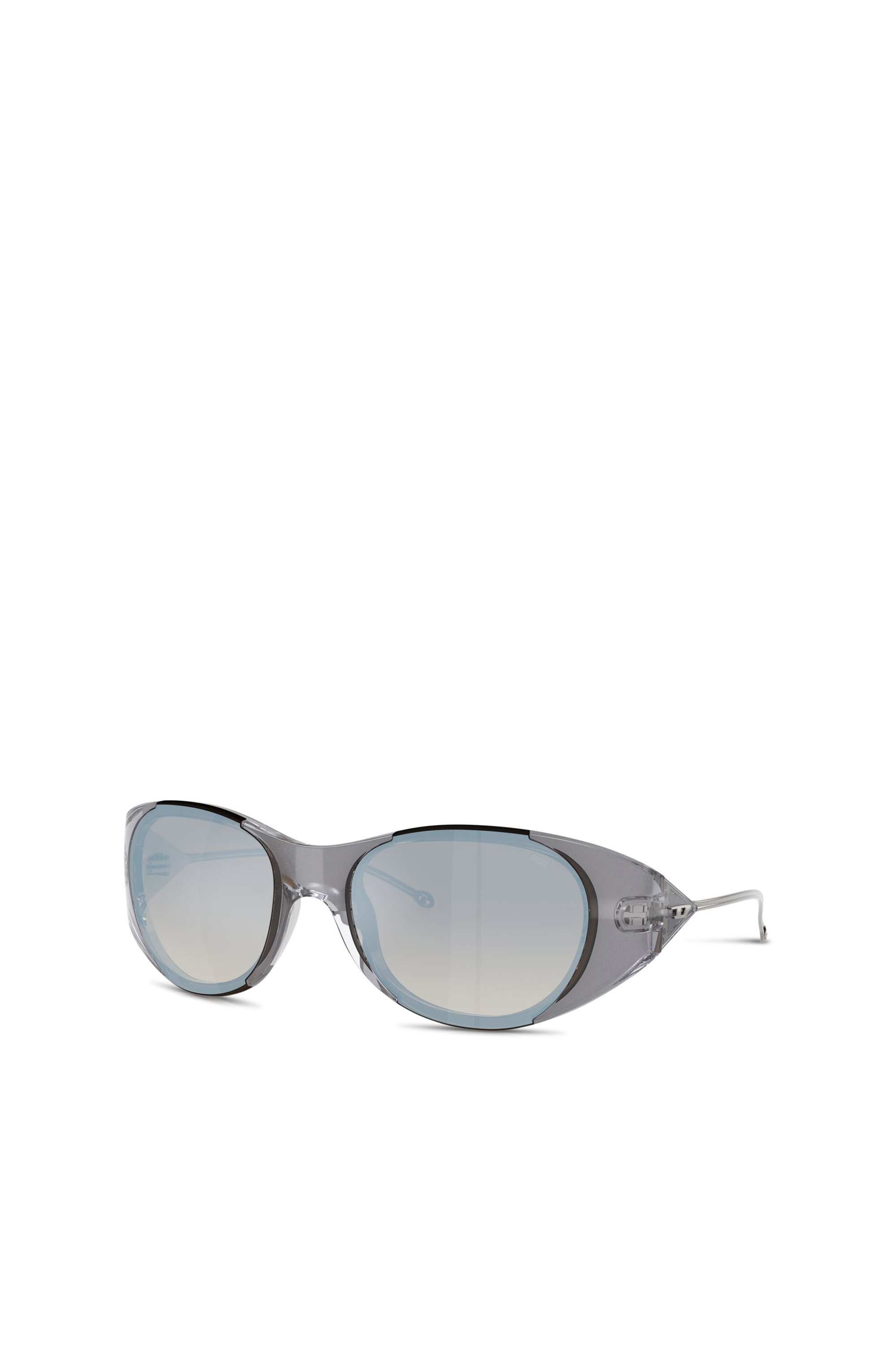 Diesel - 0DL3003, Unisex's Iconic oval sunglasses in Light Grey - 1