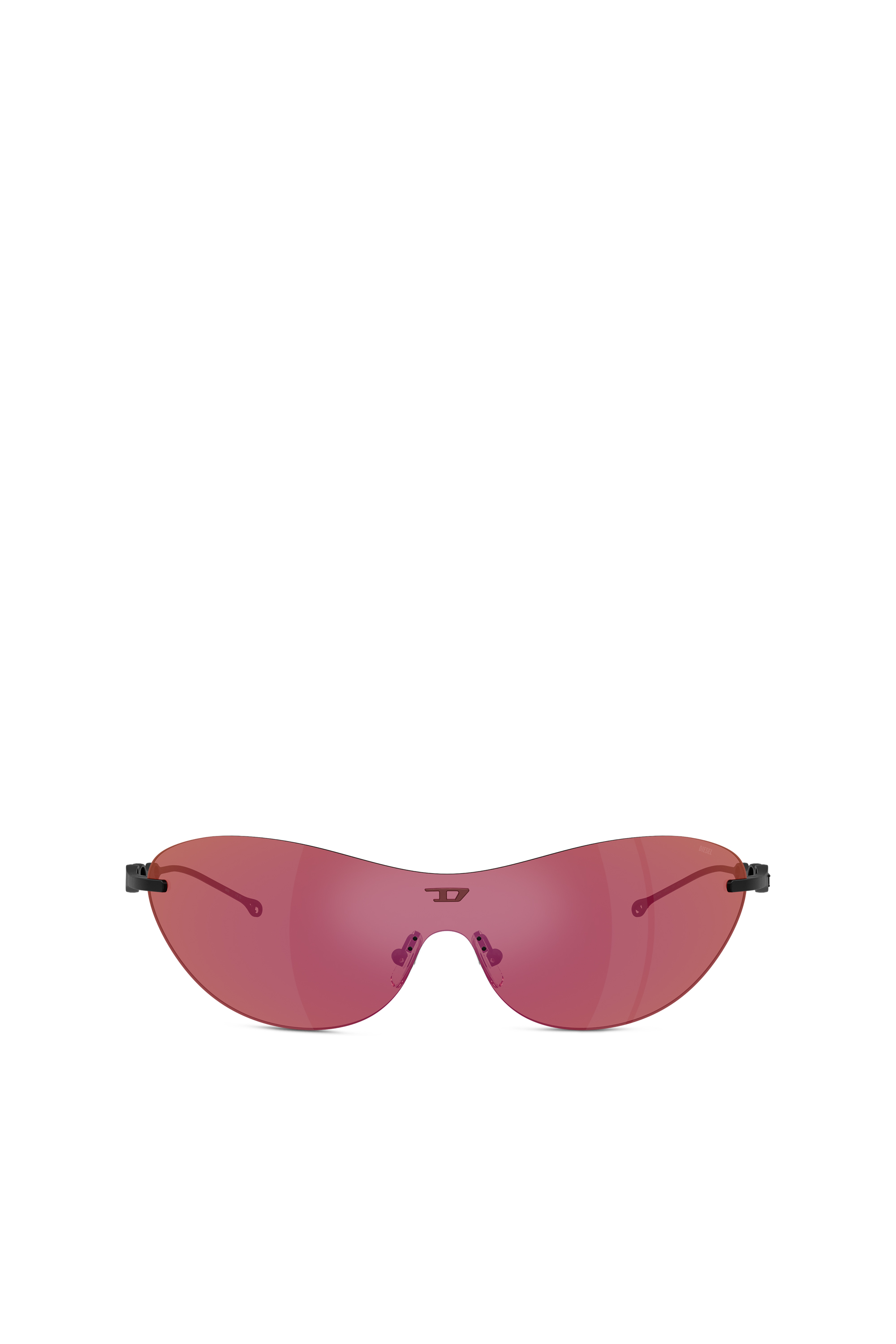 Diesel - 0DL1006 SIZE 35, Unisex's Iconic oval sunglasses in Dark Violet - 2