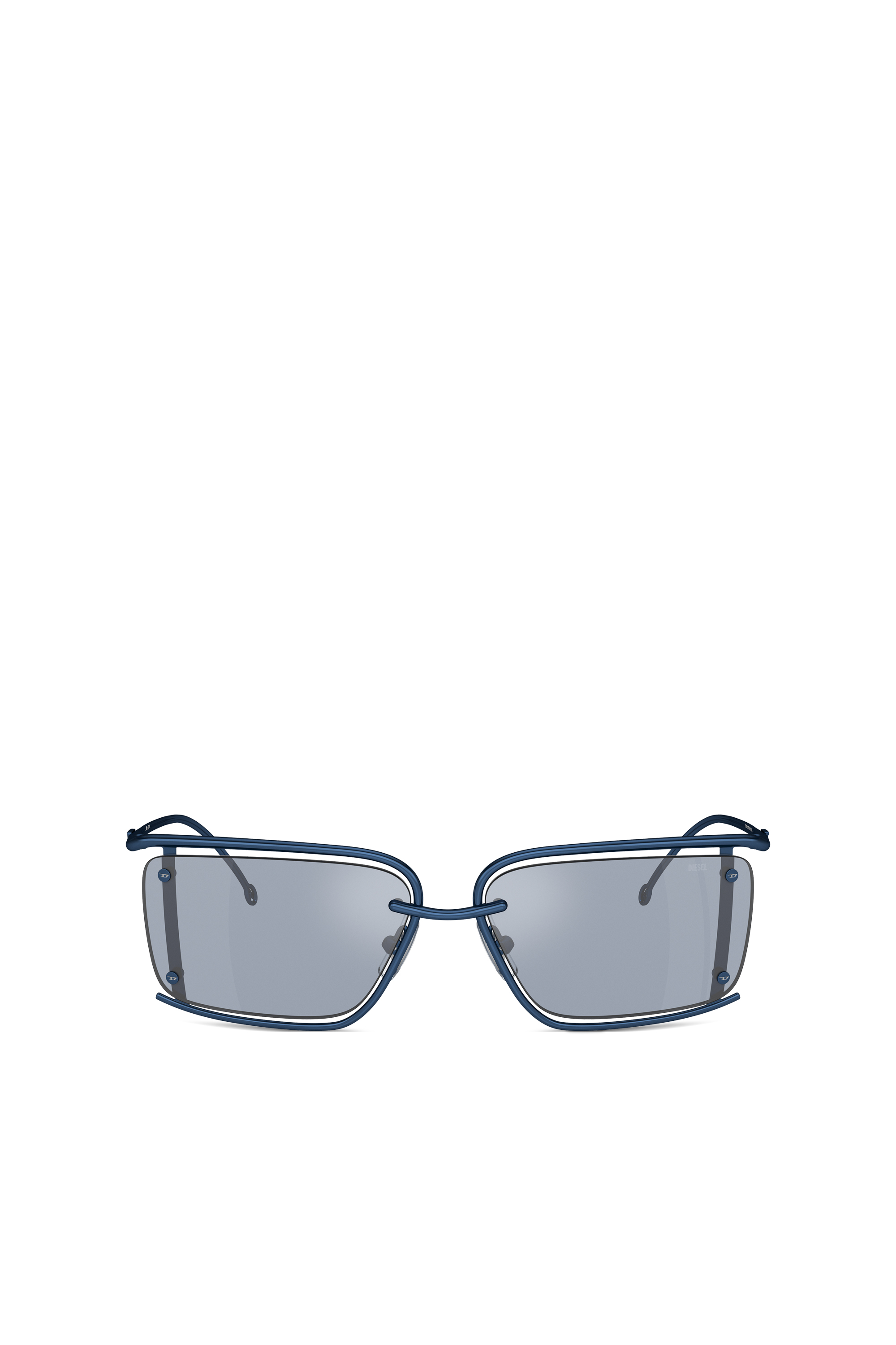 Diesel - 0DL1002, Unisex's Rectangle sunglasses in Blue - 2