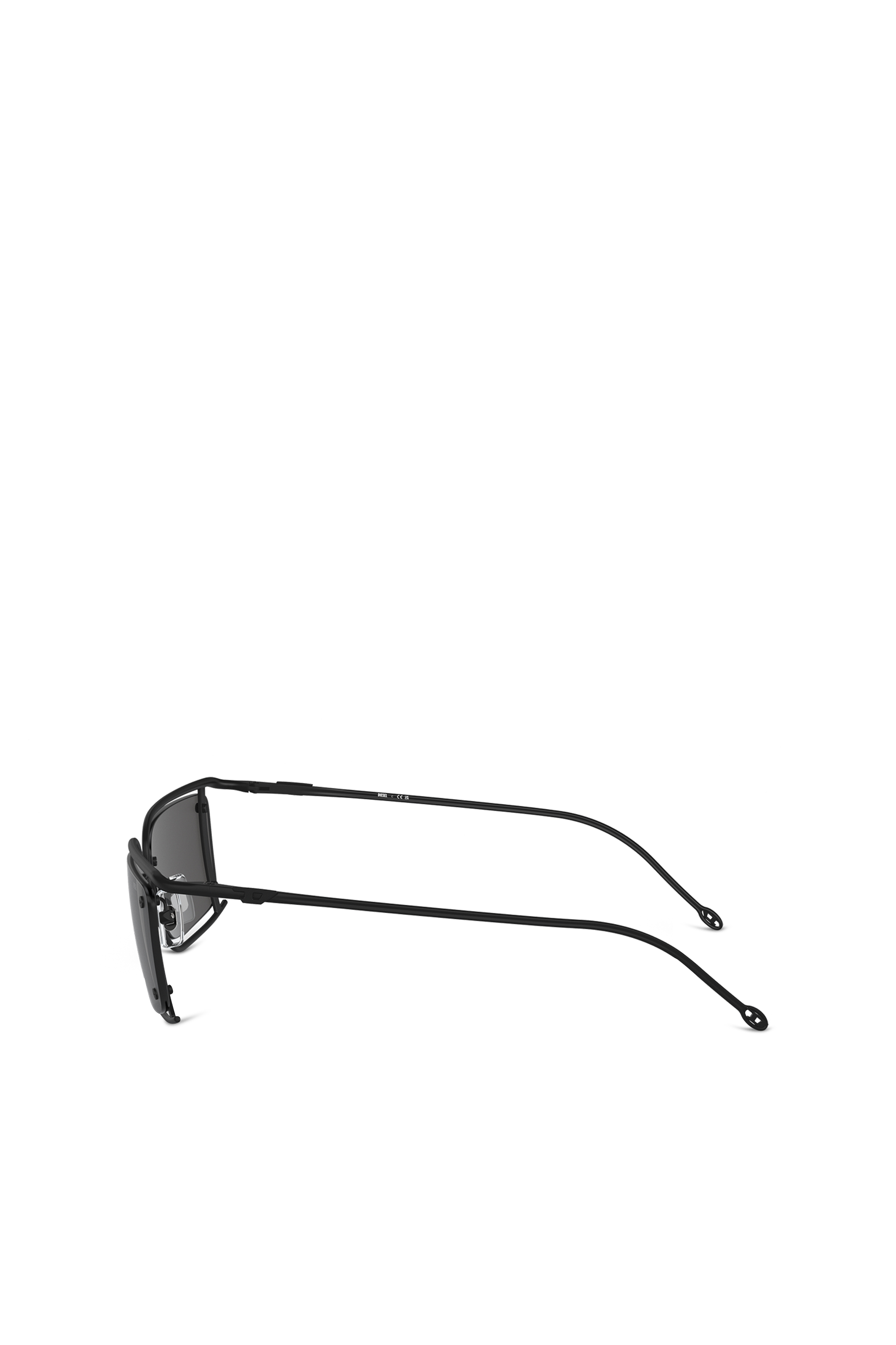 Diesel - 0DL1002, Unisex's Rectangle sunglasses in Black - 3