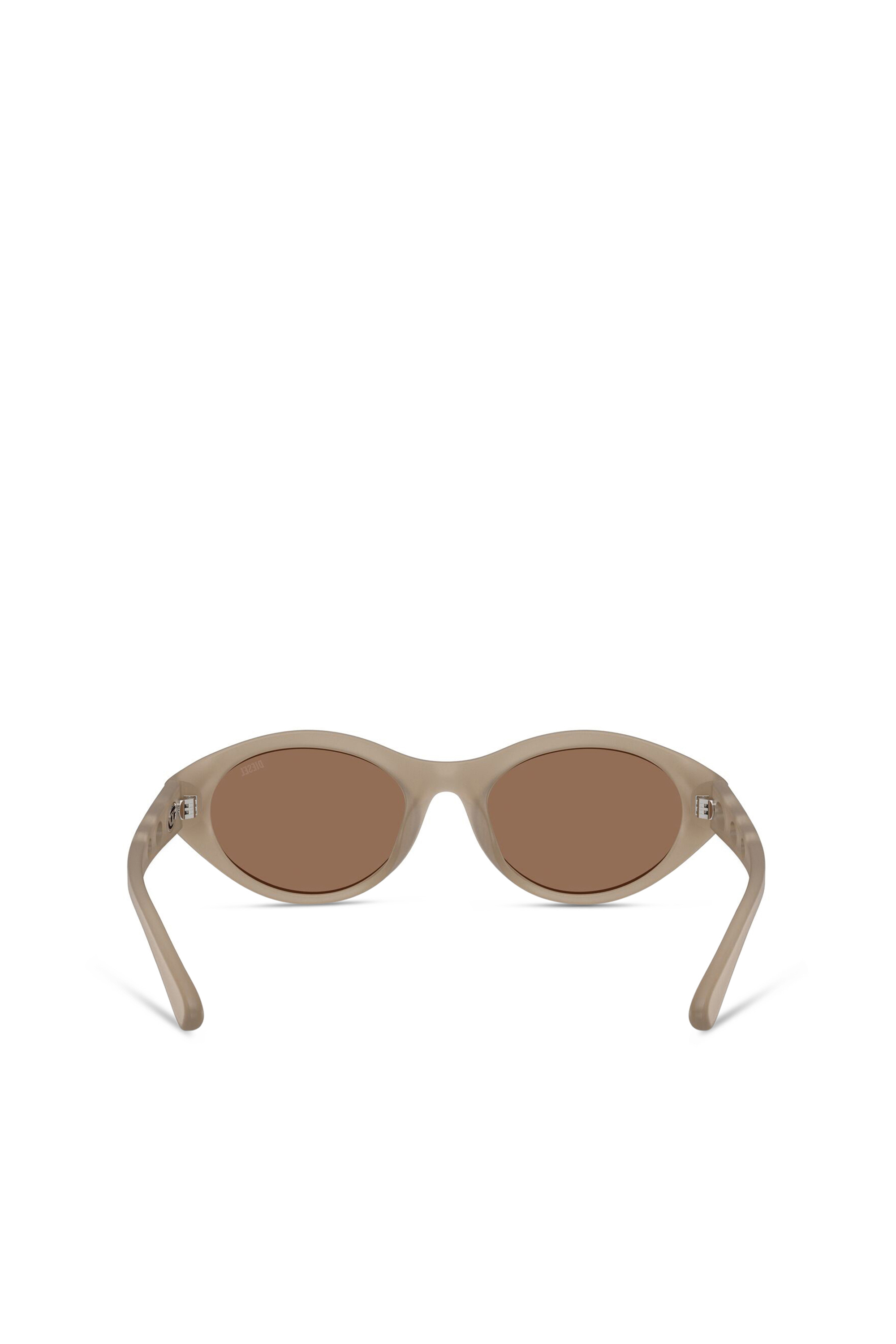 Diesel - 0DL3005U, Unisex's Oval sunglasses in Beige - 4