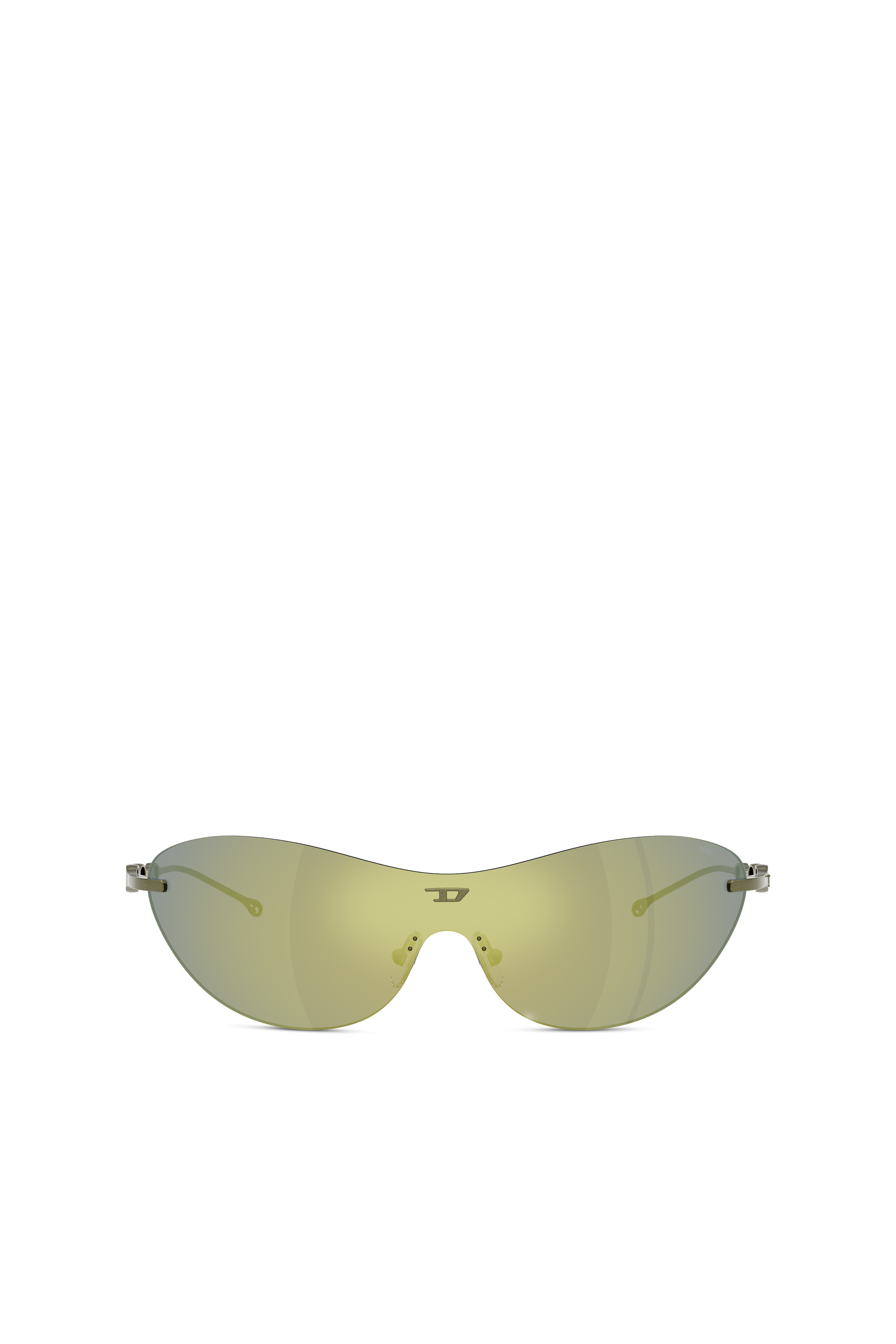 Diesel - 0DL1006 SIZE 35, Unisex's Iconic oval sunglasses in Green - 2