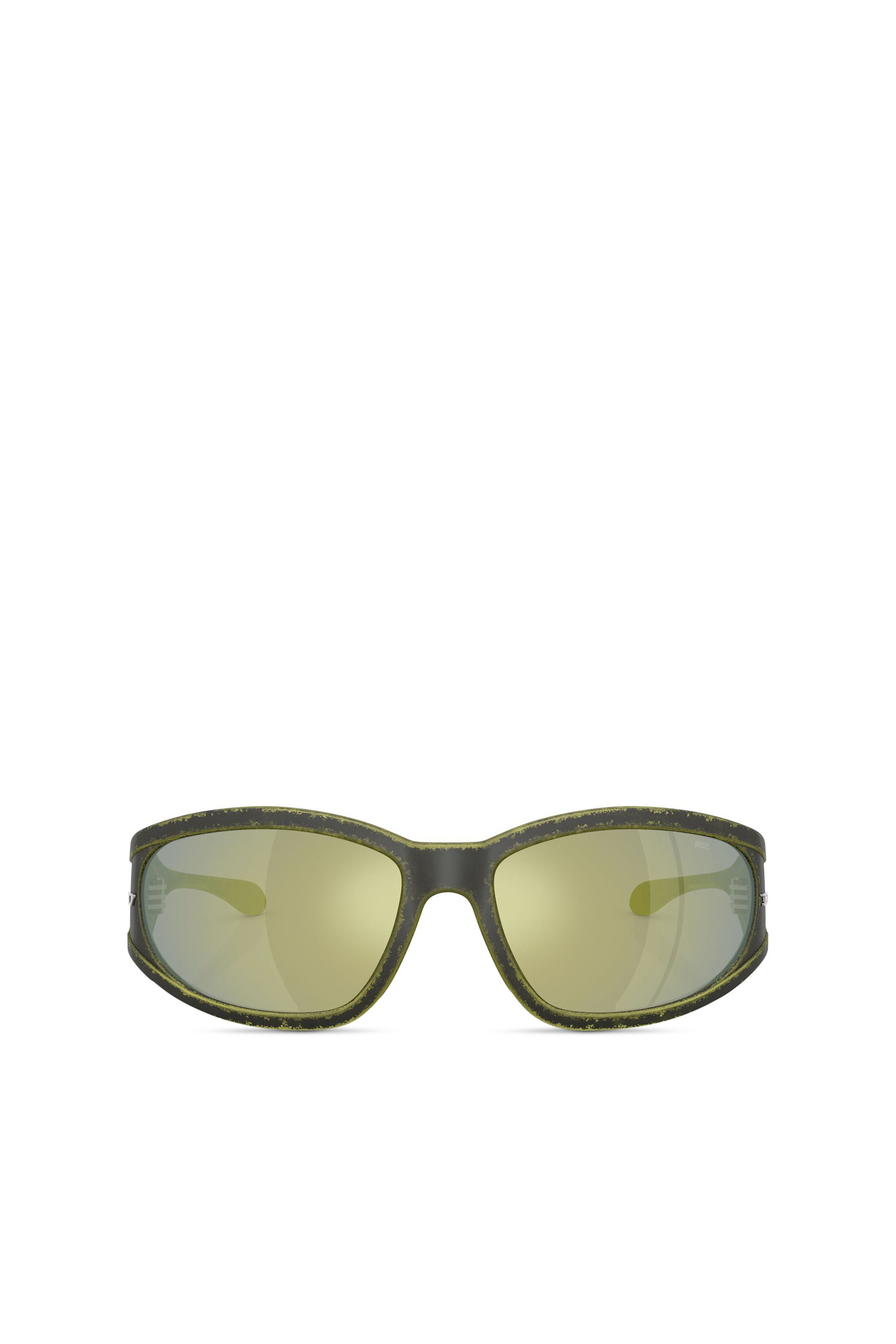 Diesel - 0DL3002, Unisex's Rectangular sunglasses in acetate in Green - 2