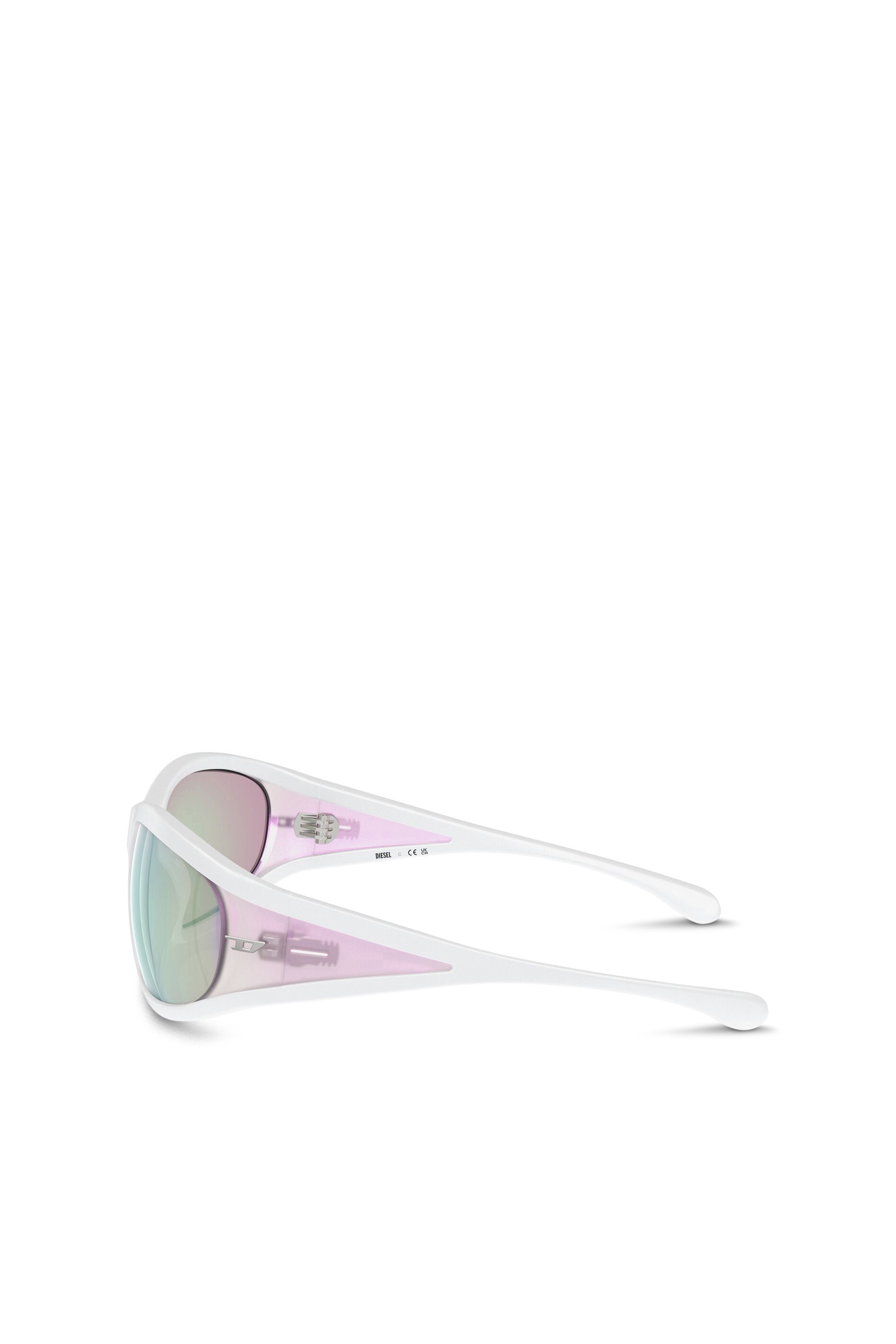 Diesel - 0DL3002, Unisex's Rectangular sunglasses in acetate in Bubble - 3