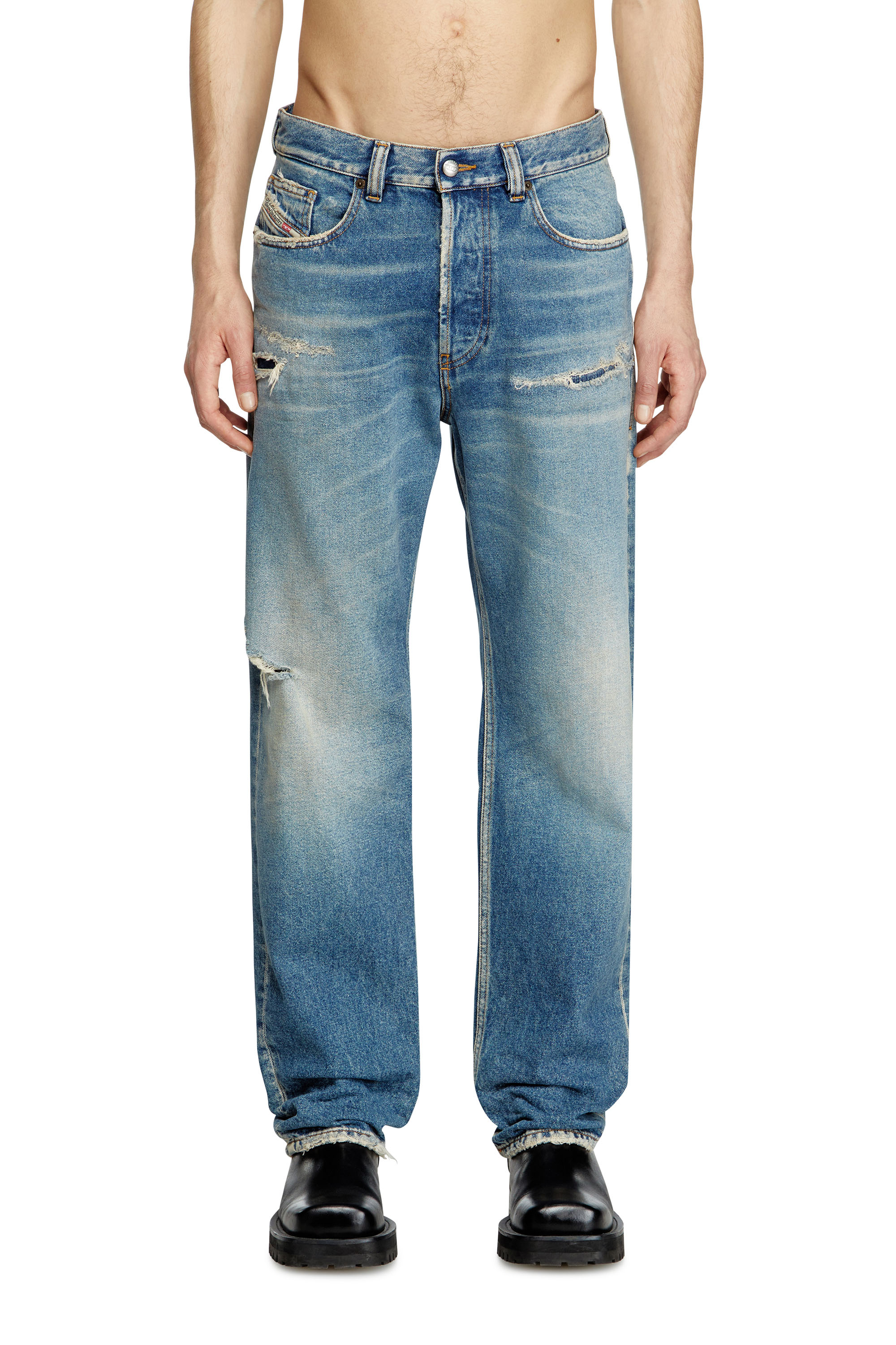 Diesel - Man's Regular Jeans 2024 D-Macs 09L43, Medium blue - 1