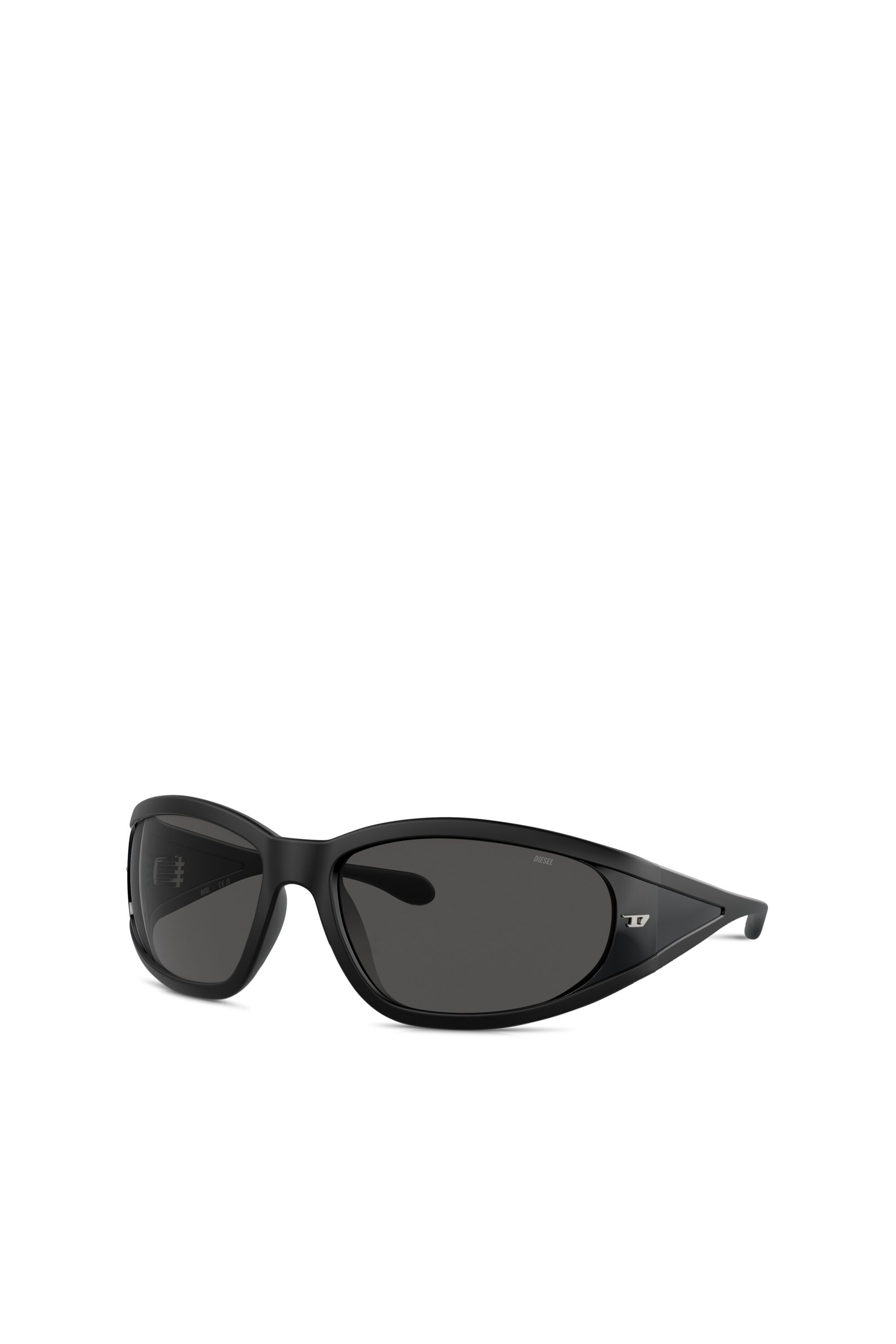 Diesel - 0DL3002, Unisex's Rectangular sunglasses in acetate in Black - 1