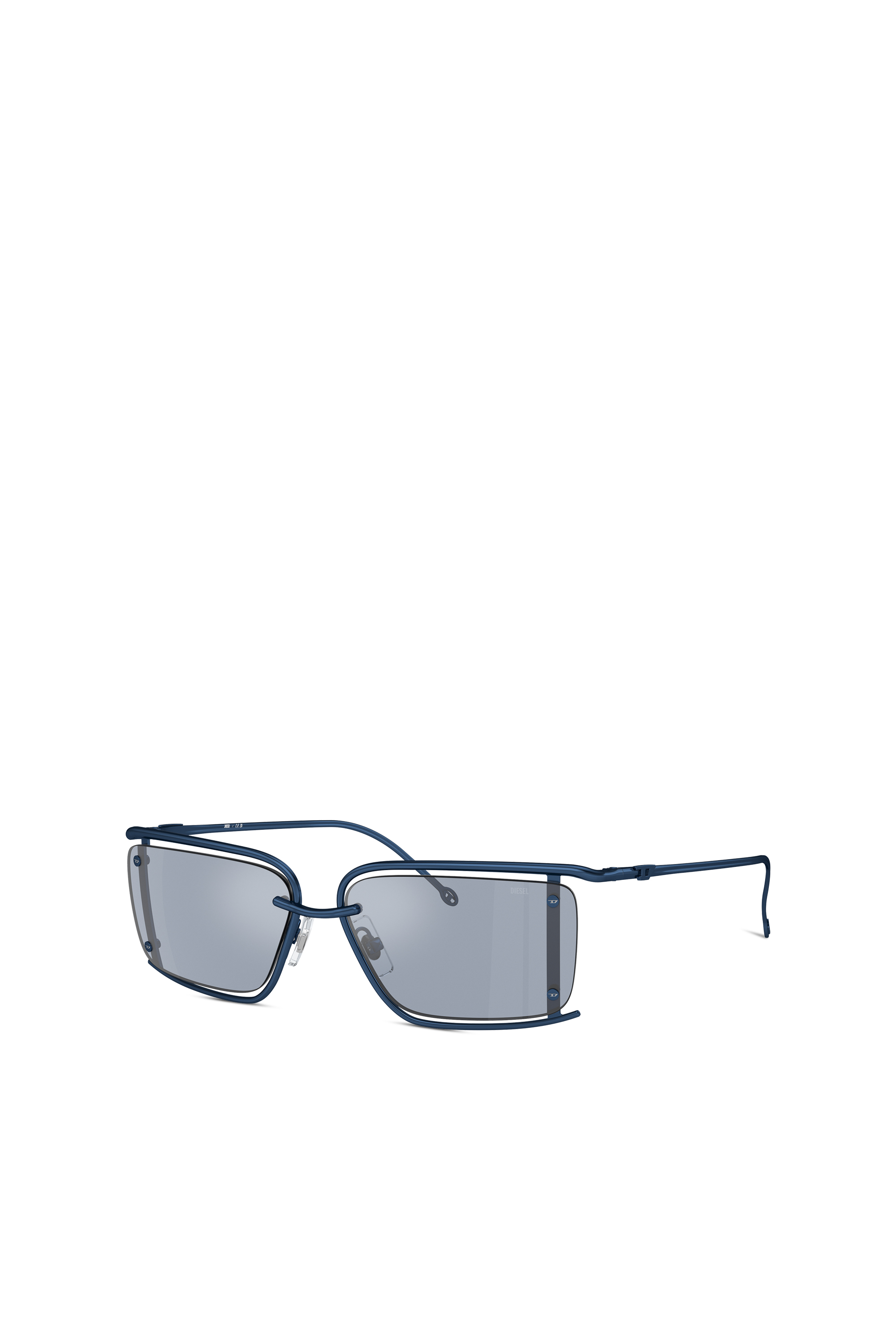 Diesel - 0DL1002, Unisex's Rectangle sunglasses in Blue - 1