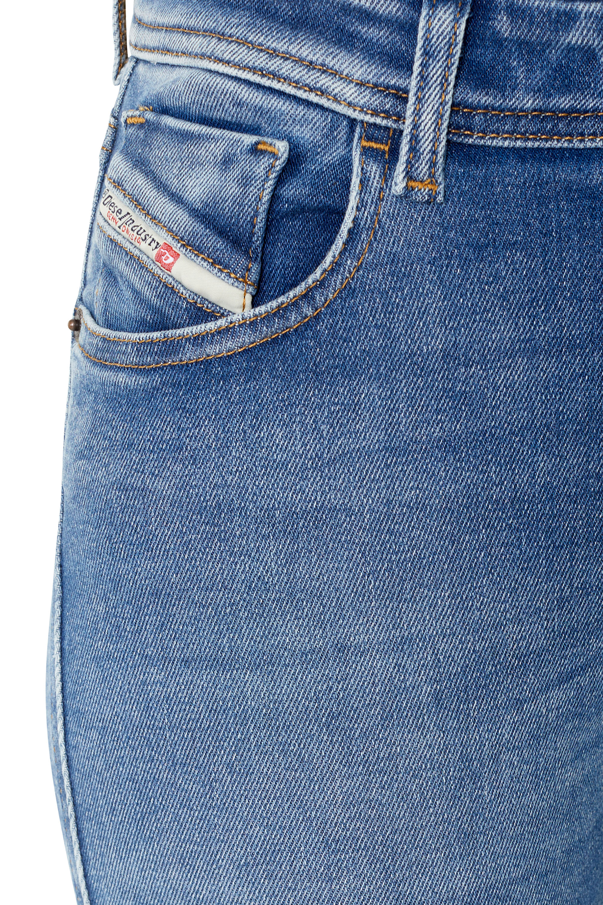 Diesel - Woman's Skinny Jeans 2017 Slandy 09D62, Medium blue - 5