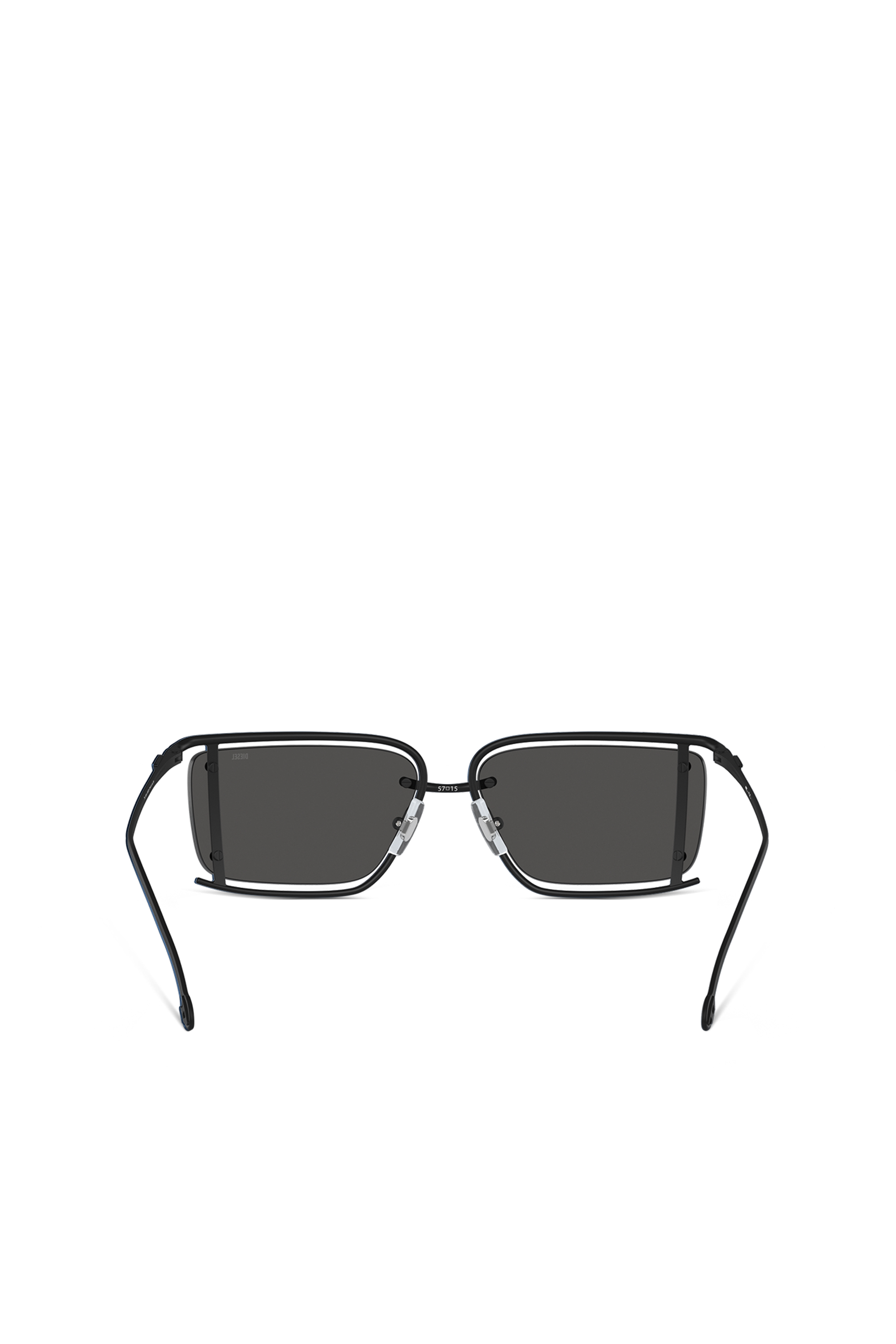 Diesel - 0DL1002, Unisex's Rectangle sunglasses in Black - 4