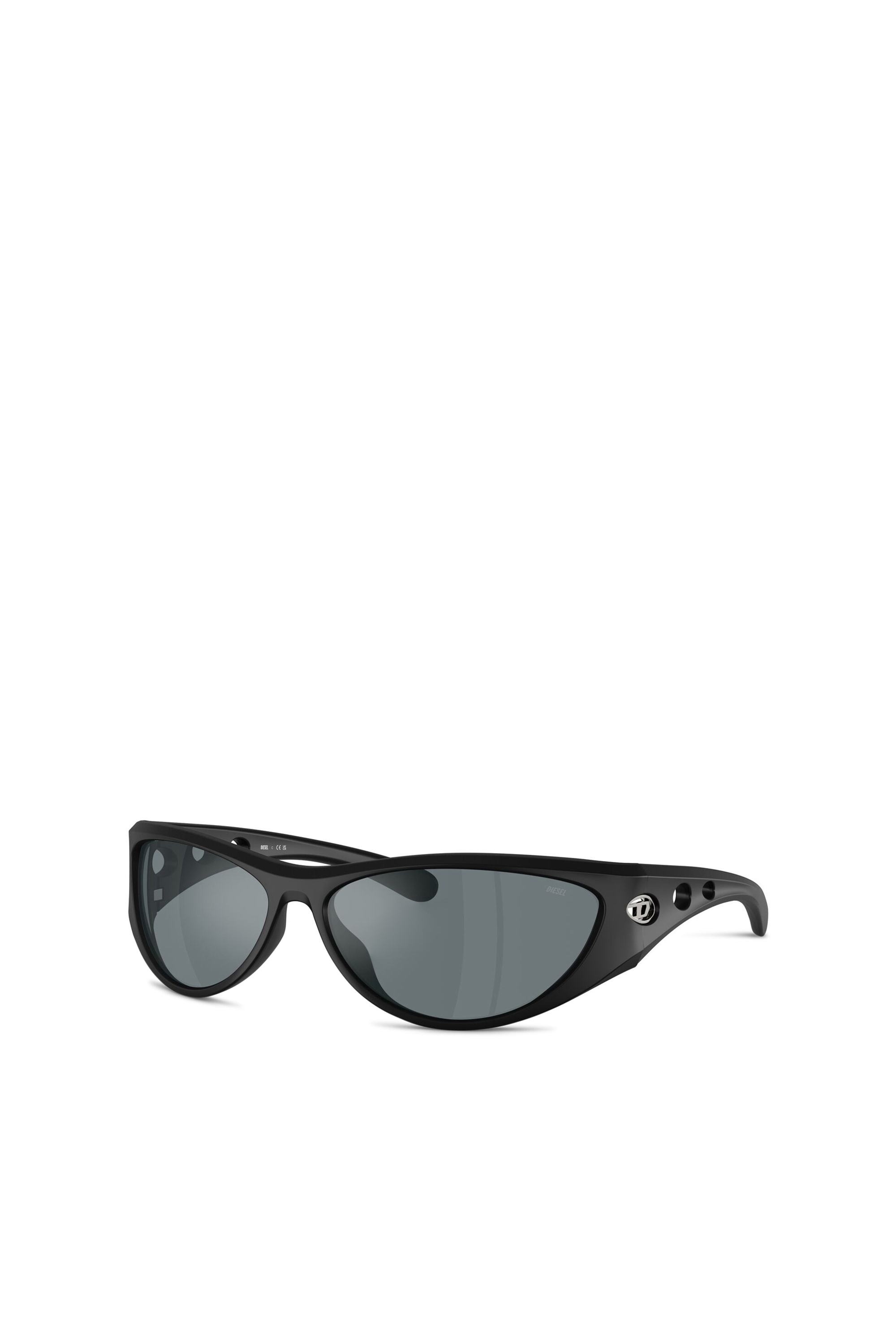 Diesel - 0DL3004U, Unisex's Cat-eye style sunglasses in Black - 1