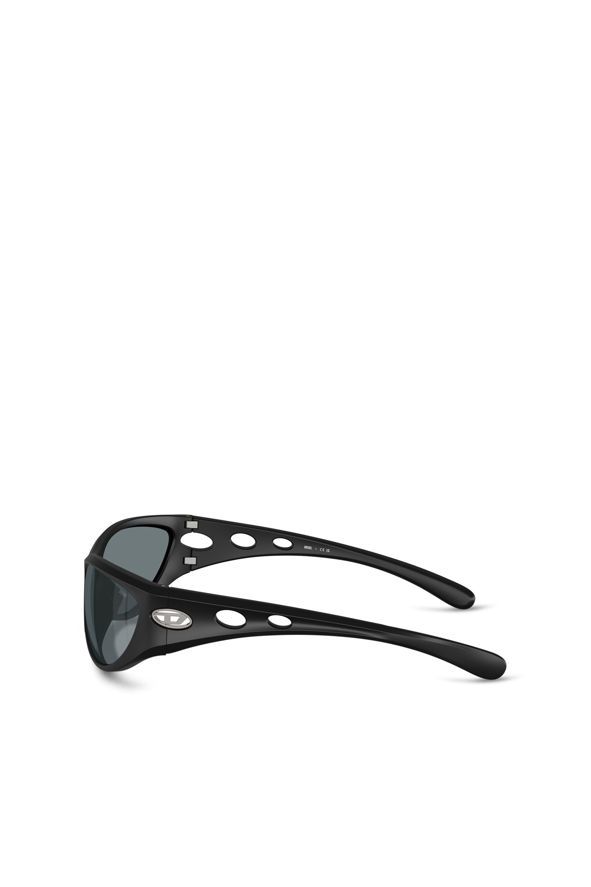 Diesel - 0DL3004U, Unisex's Cat-eye style sunglasses in Black - 3