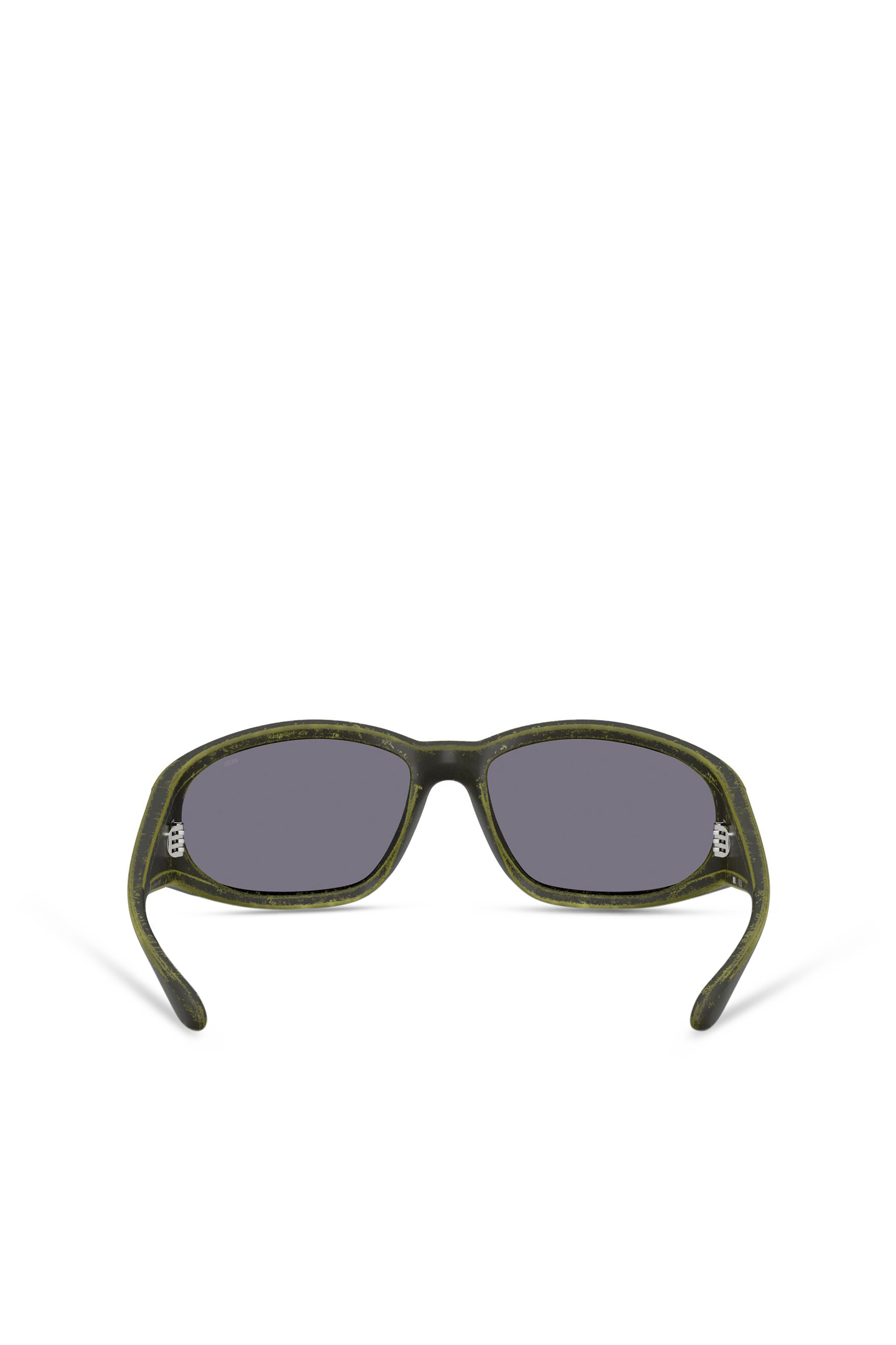 Diesel - 0DL3002, Unisex's Rectangular sunglasses in acetate in Green - 4