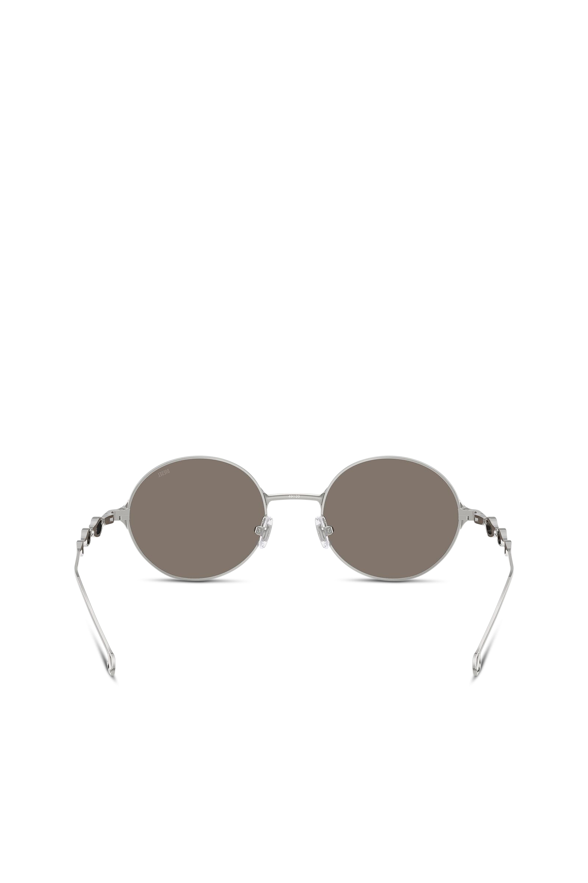 Diesel - 0DL1008, Unisex's Square sunglasses in Silver - 4