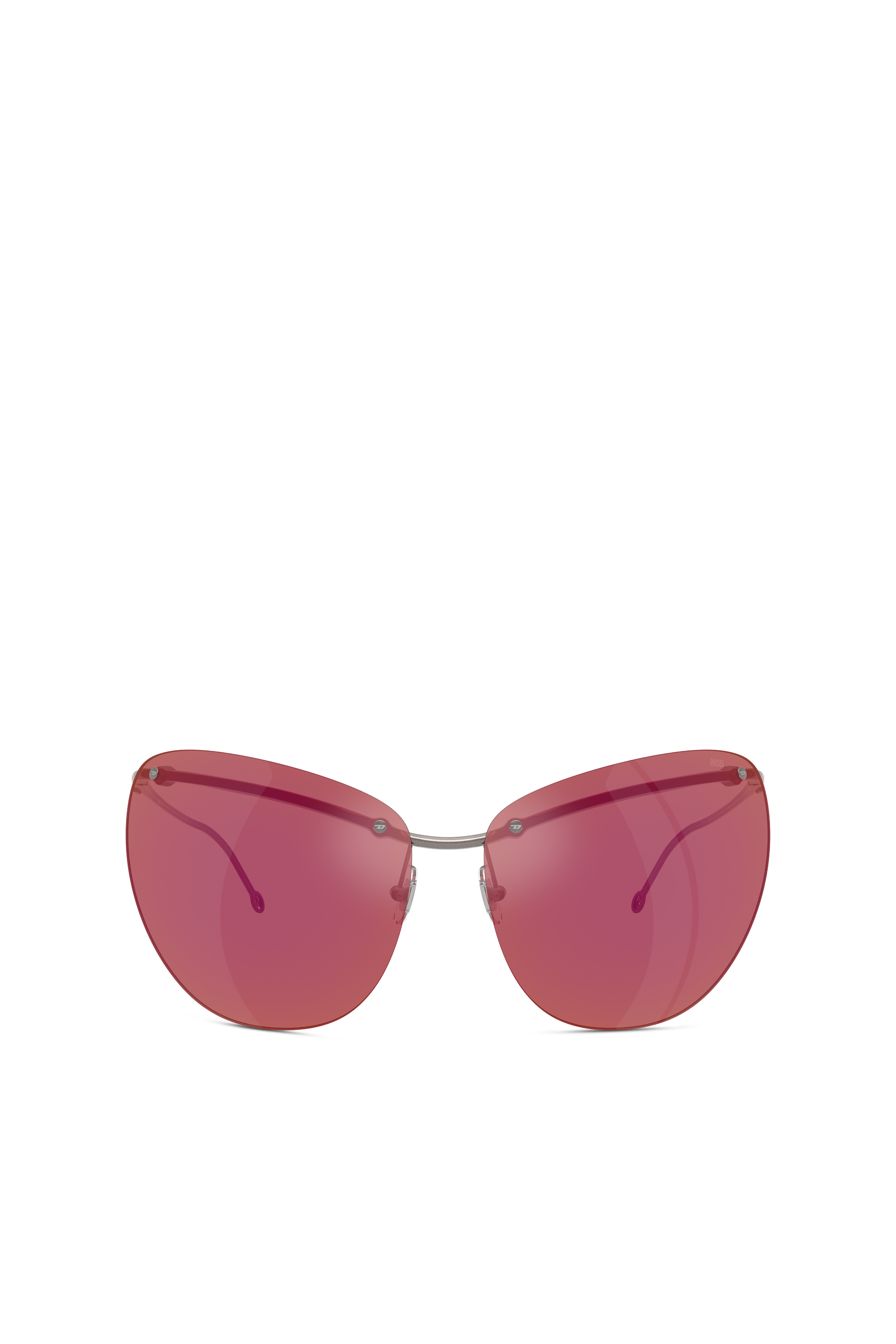 Diesel - 0DL1007, Unisex's Wraparound shape sunglasses in Dark Violet - 2