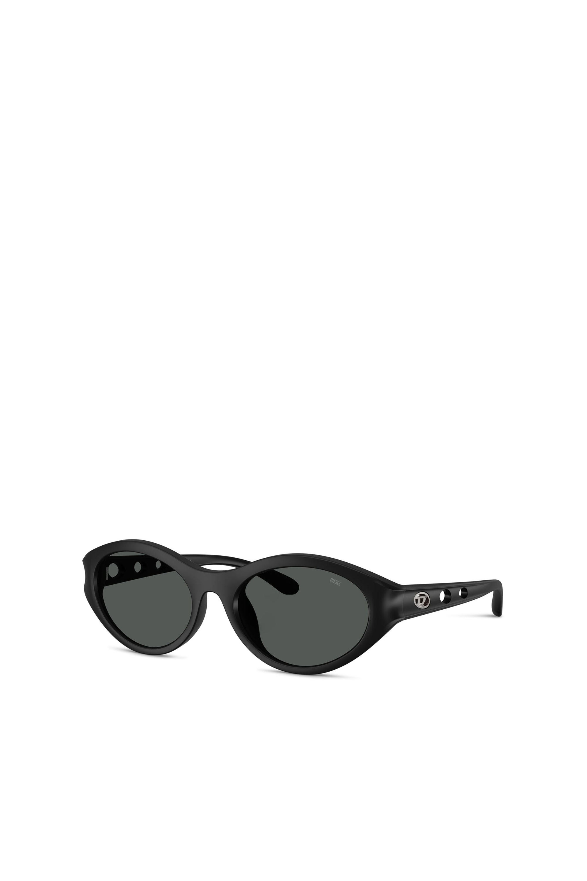 Diesel - 0DL3005U, Unisex's Oval sunglasses in Black - 1
