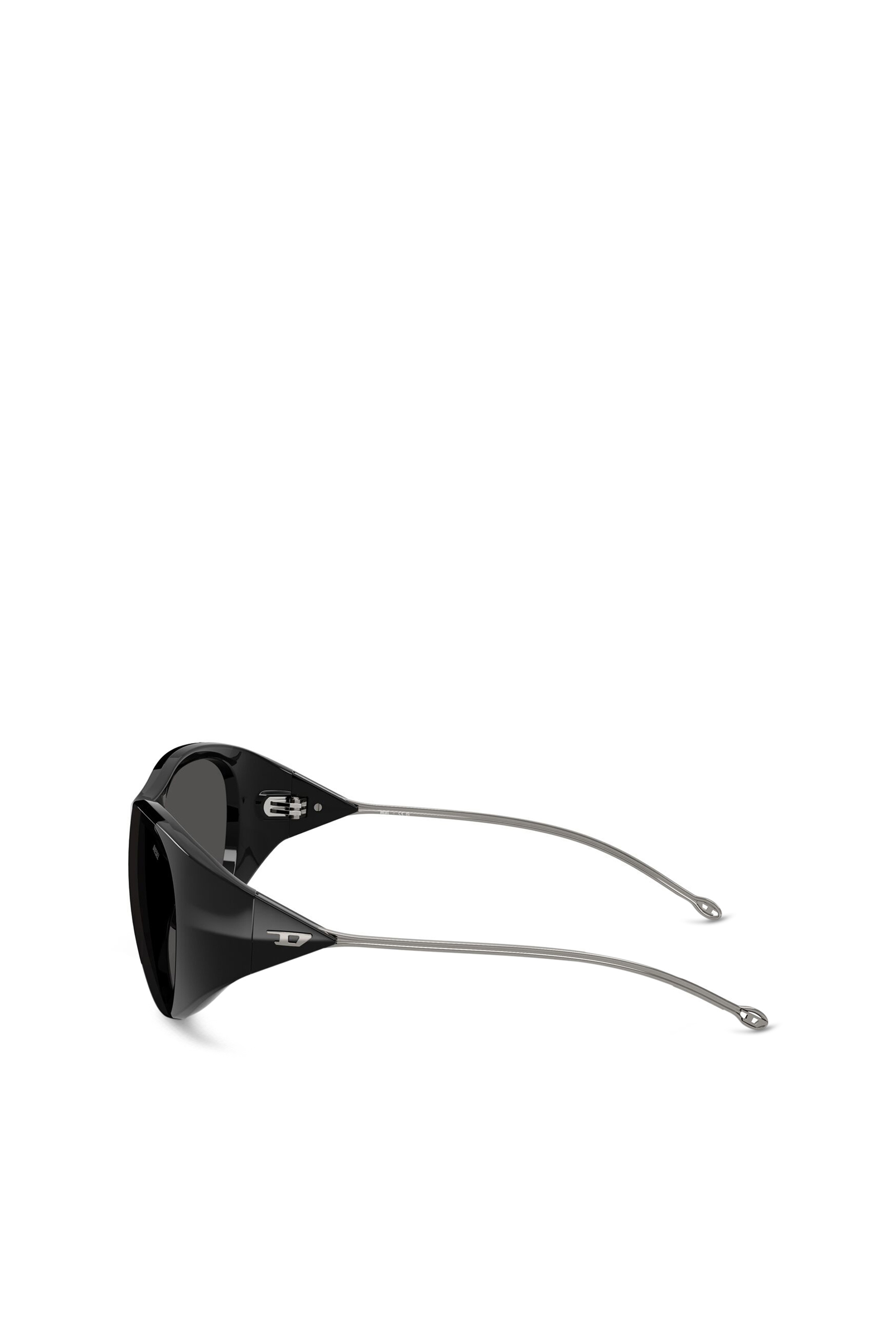 Diesel - 0DL3003, Unisex's Iconic oval sunglasses in Dark grey - 3