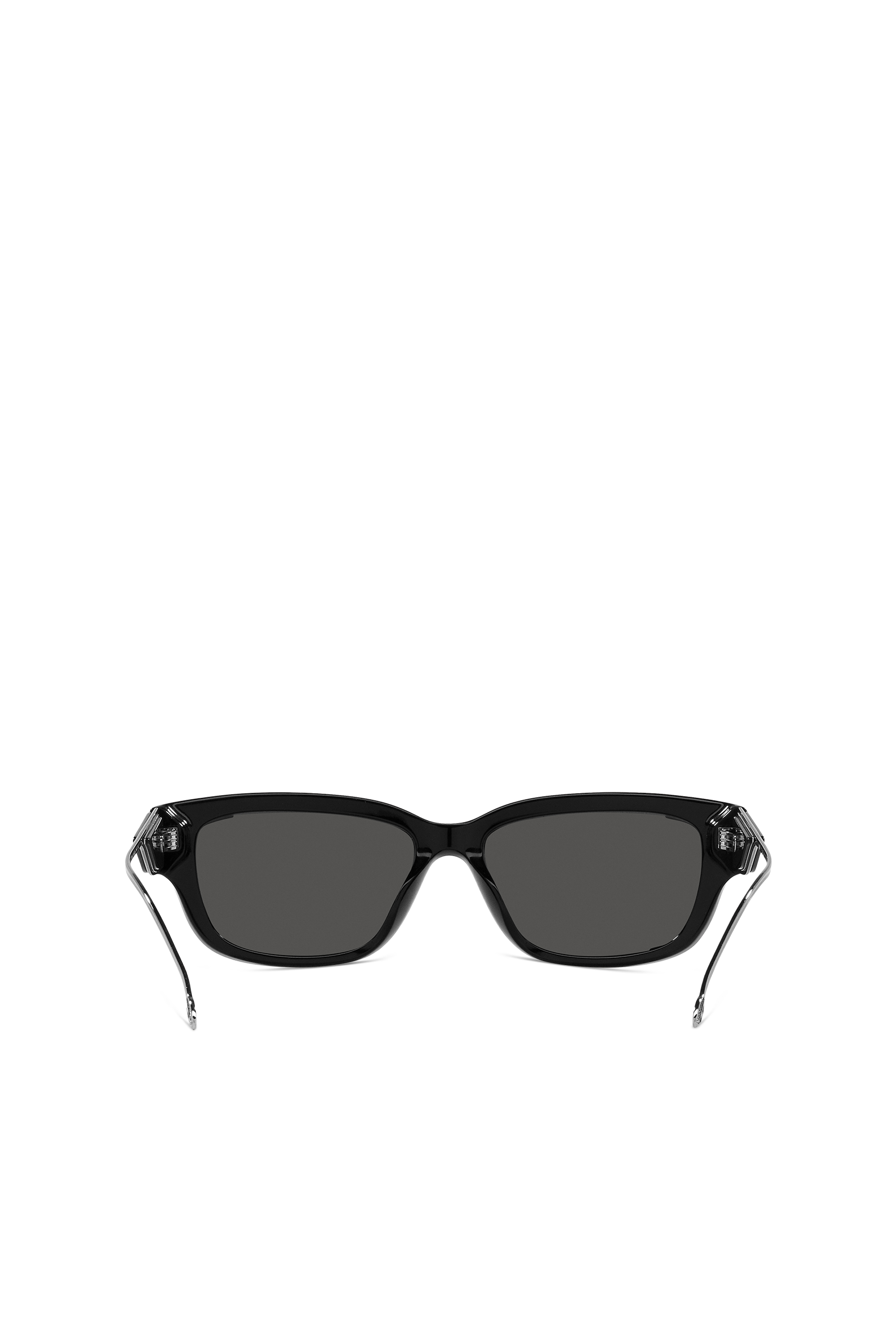 Diesel - 0DL2002 SIZE 56, Unisex's Rectangle sunglasses in Black/Silver - 4