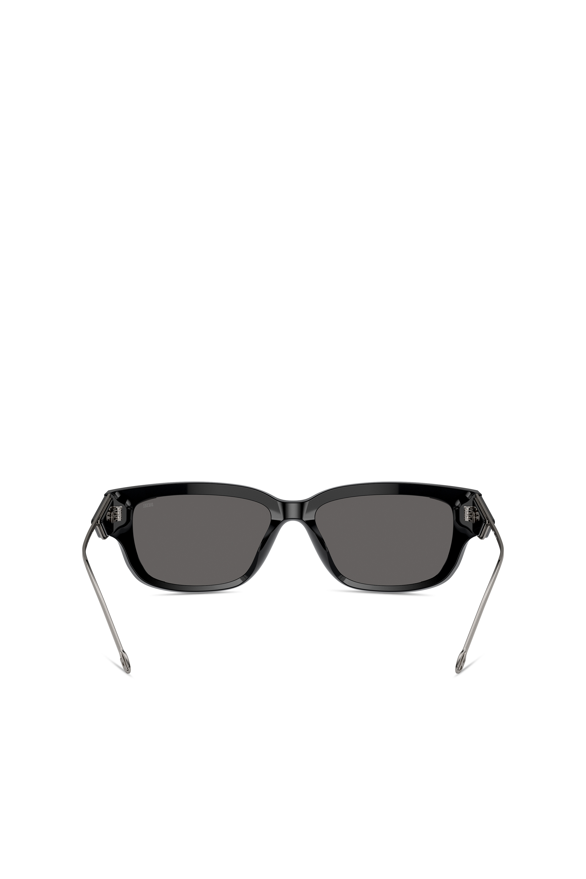 Diesel - 0DL2002 SIZE 56, Unisex's Rectangle sunglasses in Black/Flash mirror - 4