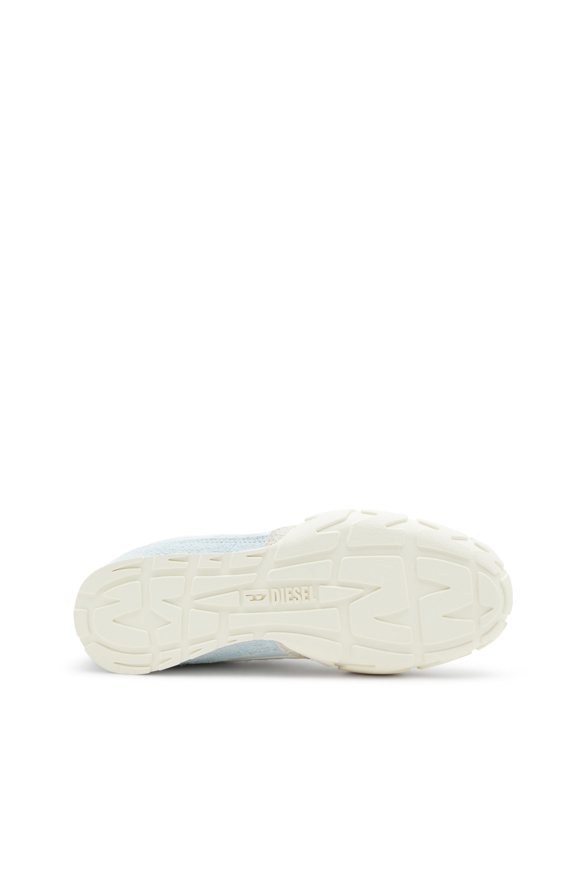 Diesel - S-PAGODHA LOW W, Woman's S-Pagodha-Sneakers in leather, suede and ripstop in Light Blue - 4
