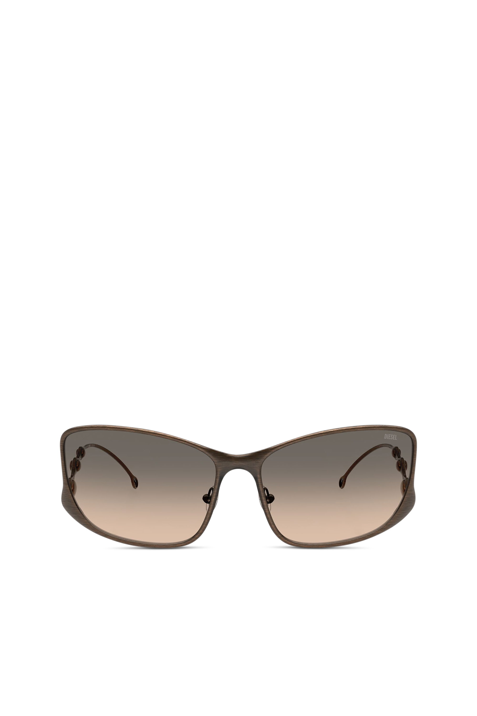 Diesel - 0DL1013, Unisex's Rectangle sunglasses in Brown - 2