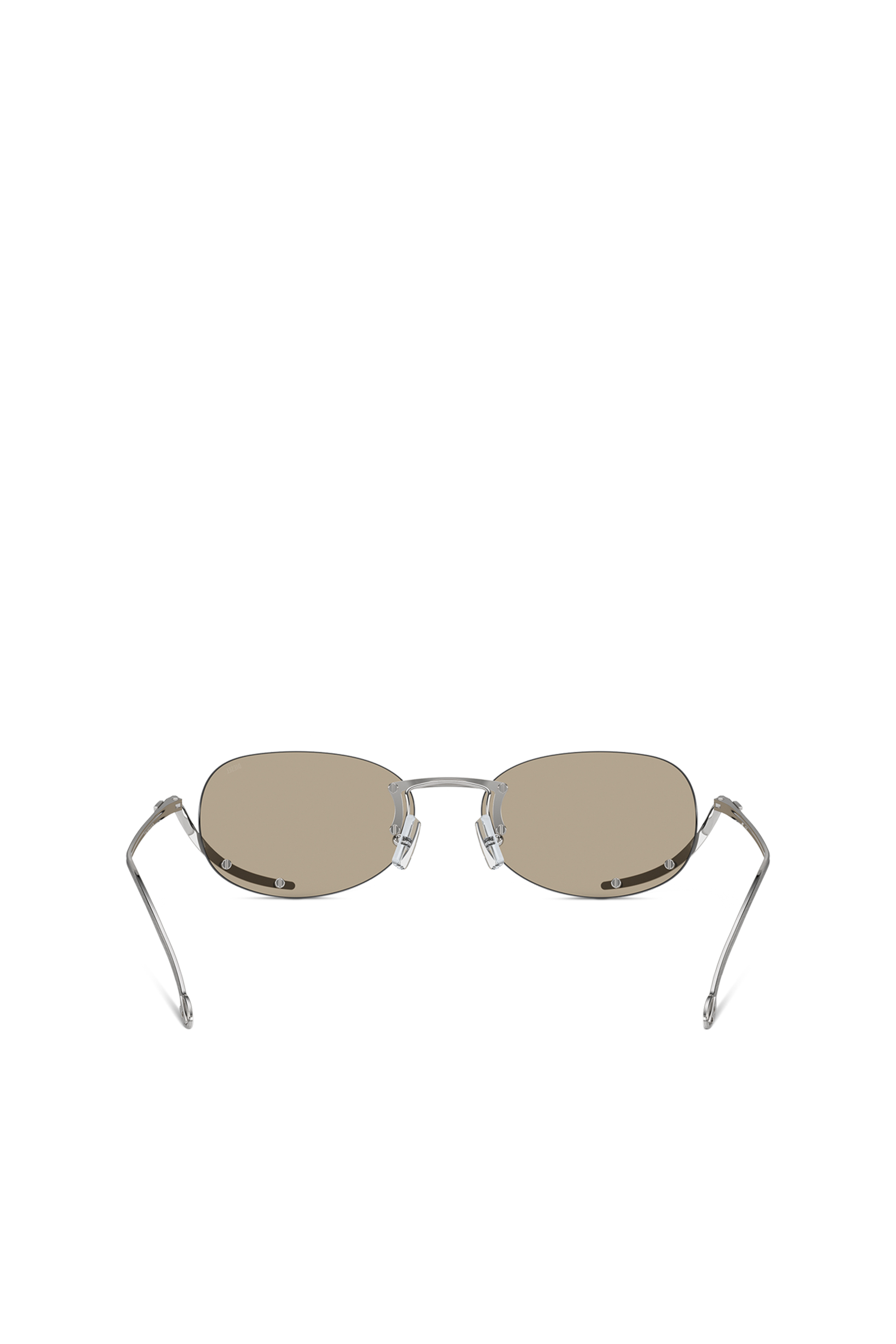 Diesel - 0DL1004, Unisex's Oval sunglasses in Yellow - 4