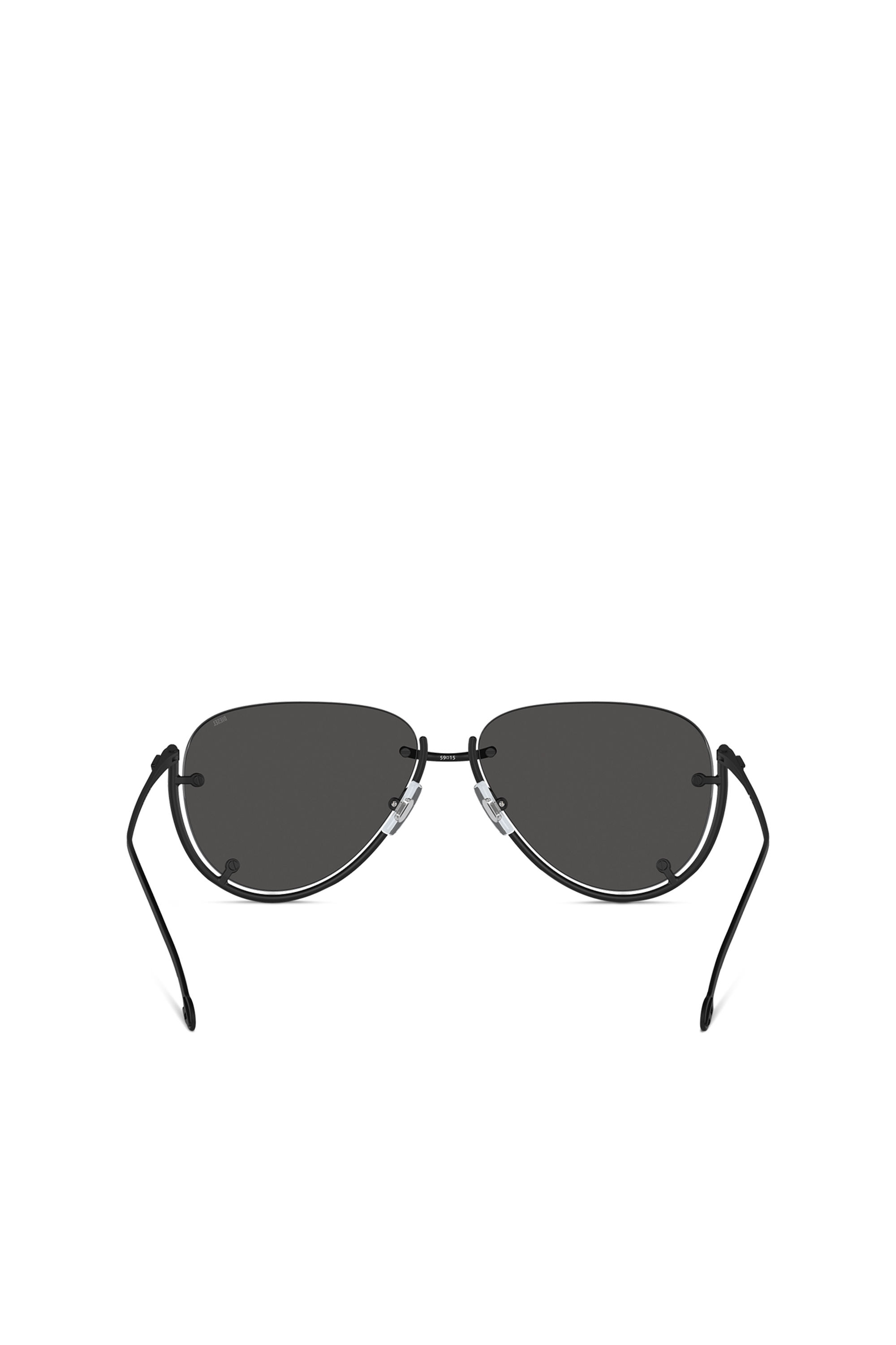 Diesel - 0DL1003, Unisex's Pilot model sunglasses in Black - 4
