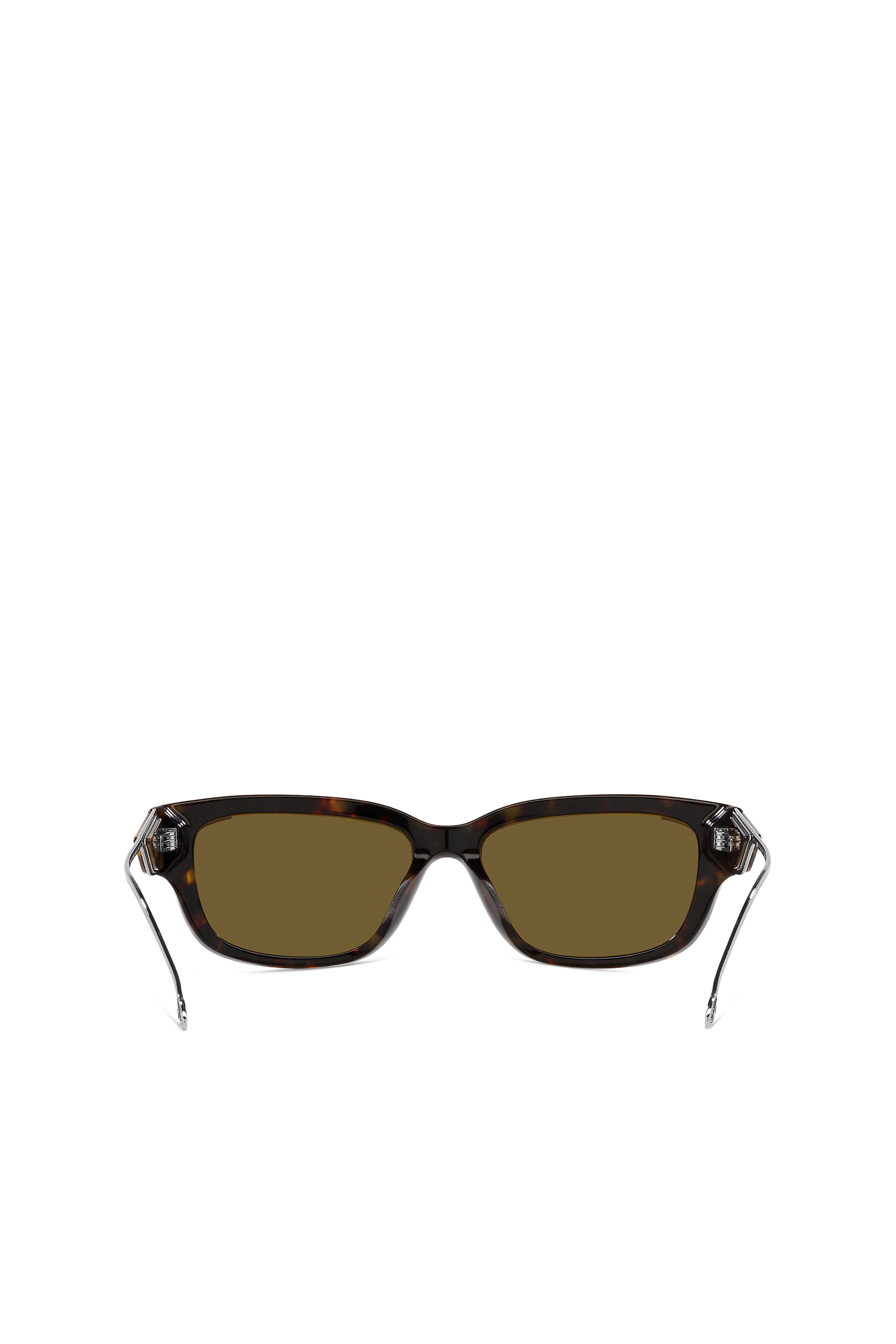 Diesel - 0DL2002 SIZE 56, Unisex's Rectangle sunglasses in Brown/Black - 4