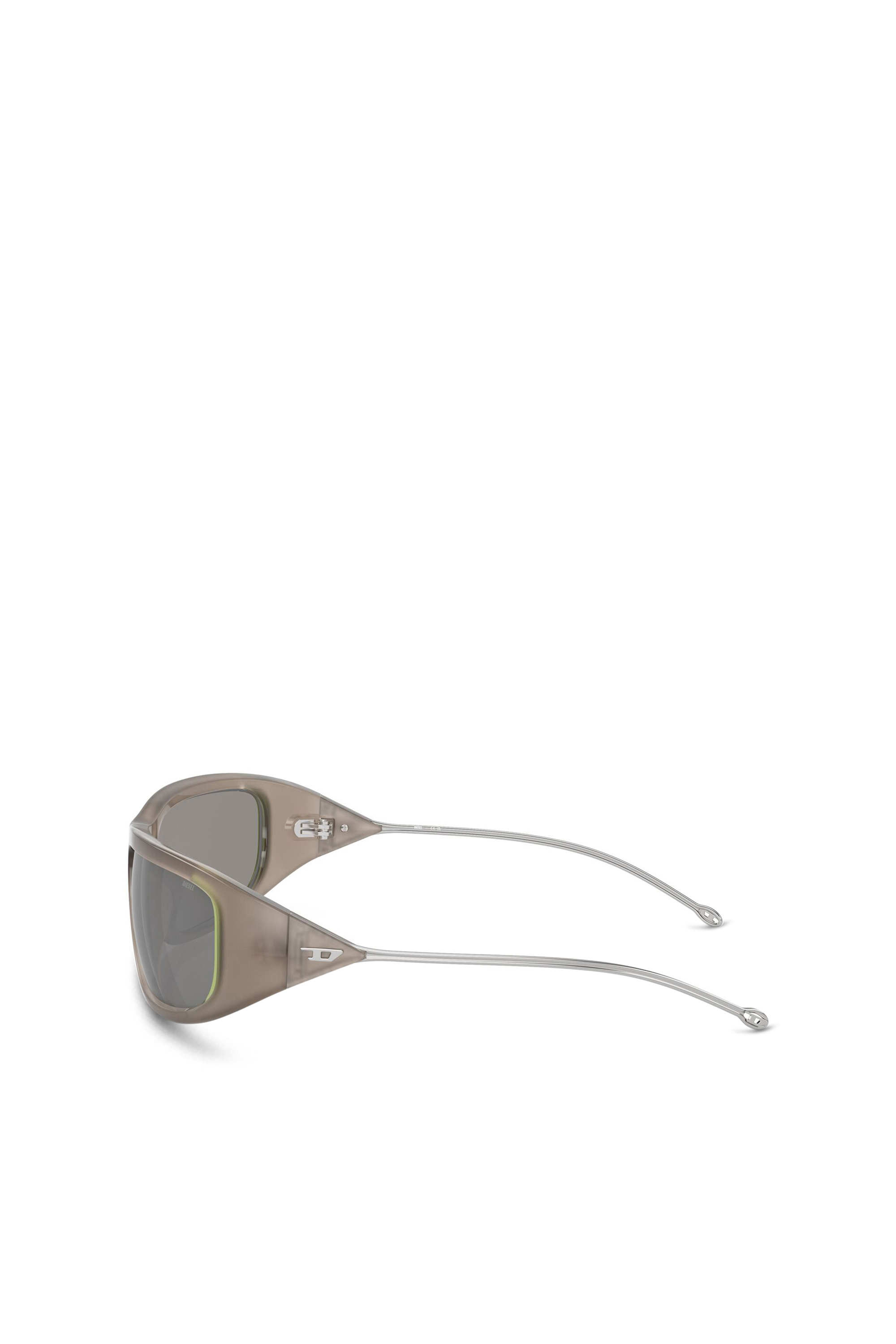 Diesel - 0DL3001 SIZE 61, Unisex's Wraparound style sunglasses in Grey - 3