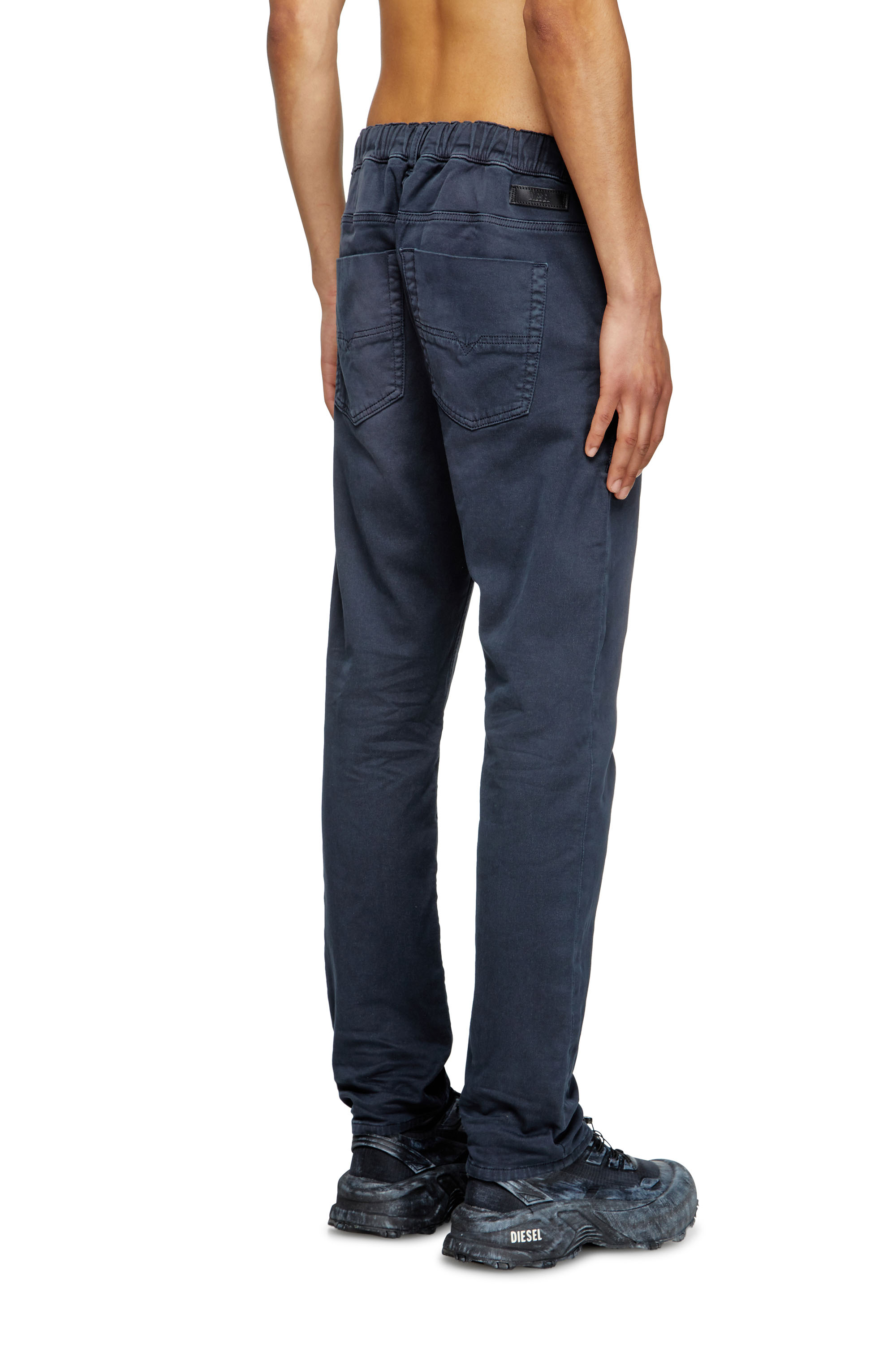 Diesel - Man's Regular 2030 D-Krooley Joggjeans® 0670M, Dark Blue - 4