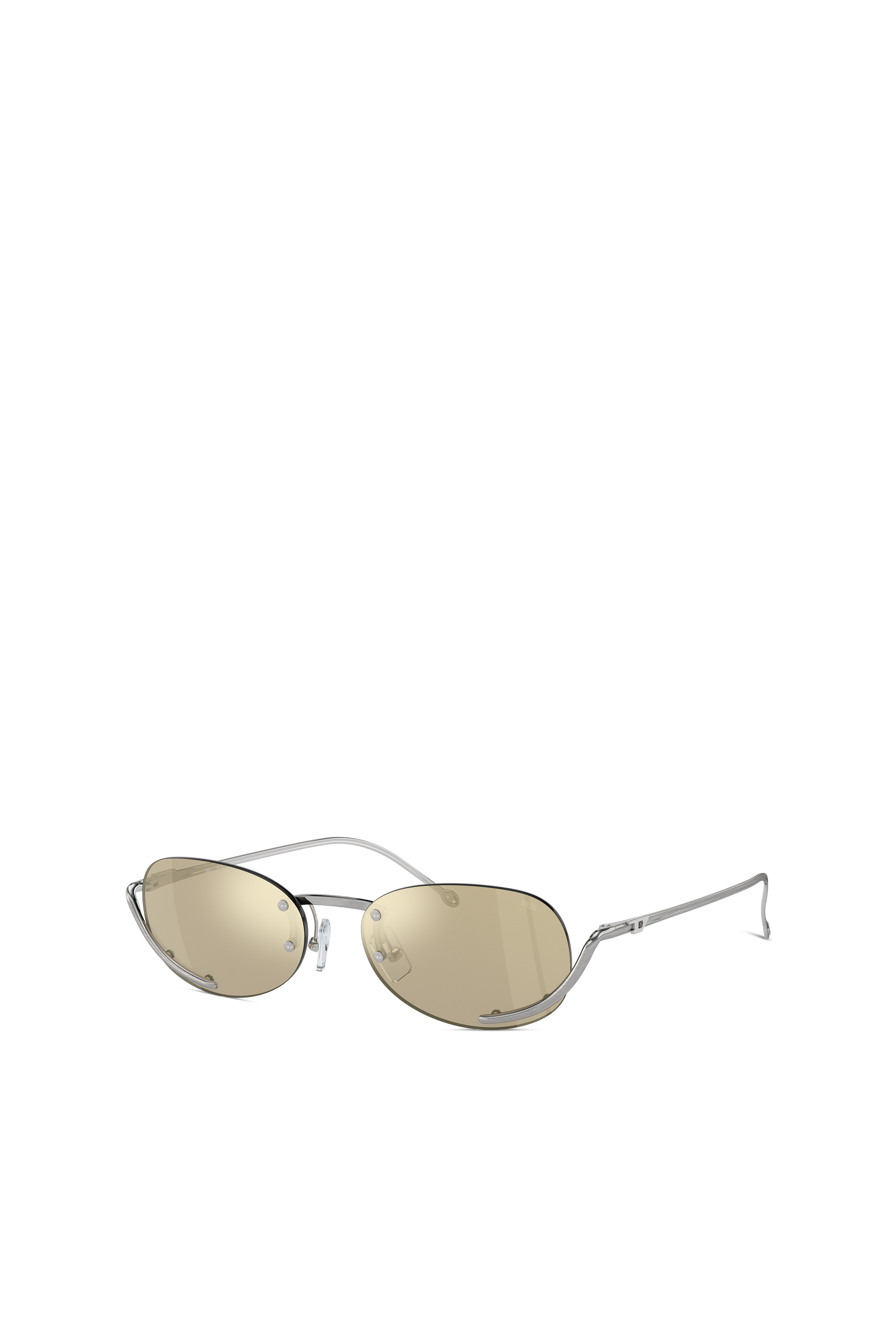 Diesel - 0DL1004, Unisex's Oval sunglasses in Yellow - 1