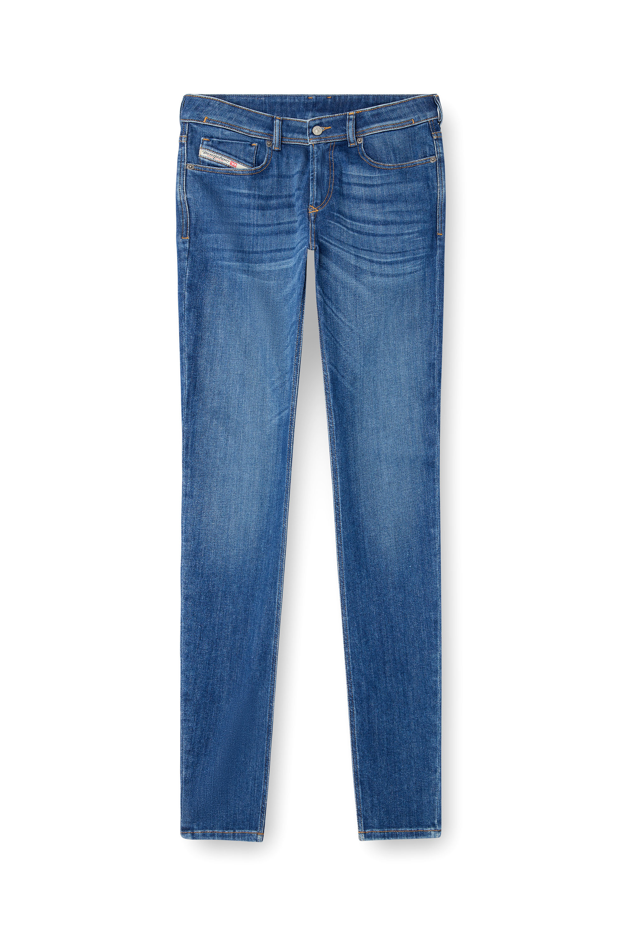 Diesel - Man's Skinny Jeans 1979 Sleenker 09M73, Medium blue - 3