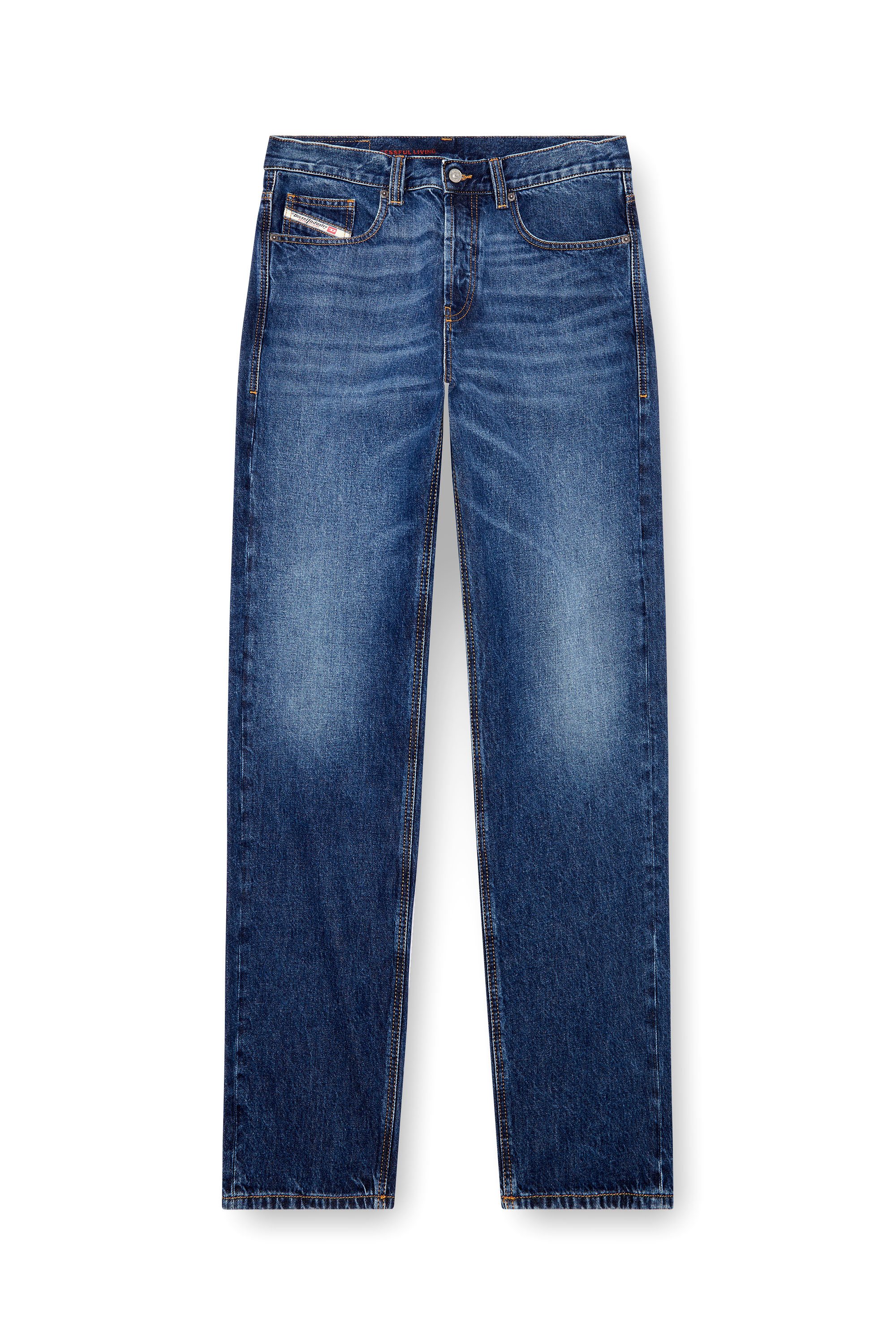 Diesel - Man's Regular Jeans 2024 D-Macs 09I27, Dark Blue - 3