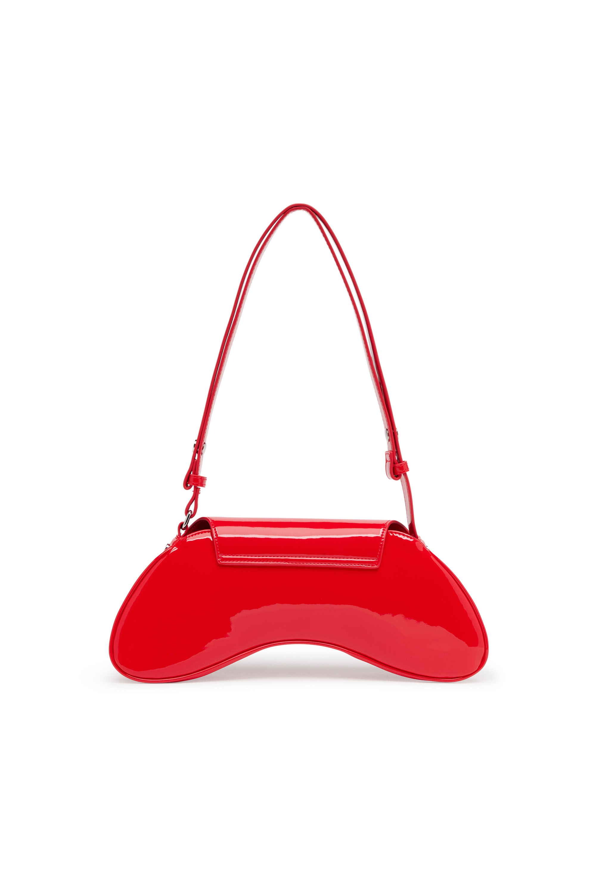Diesel - PLAY CROSSBODY, Woman's Play-Glossy crossbody bag in Red - 2