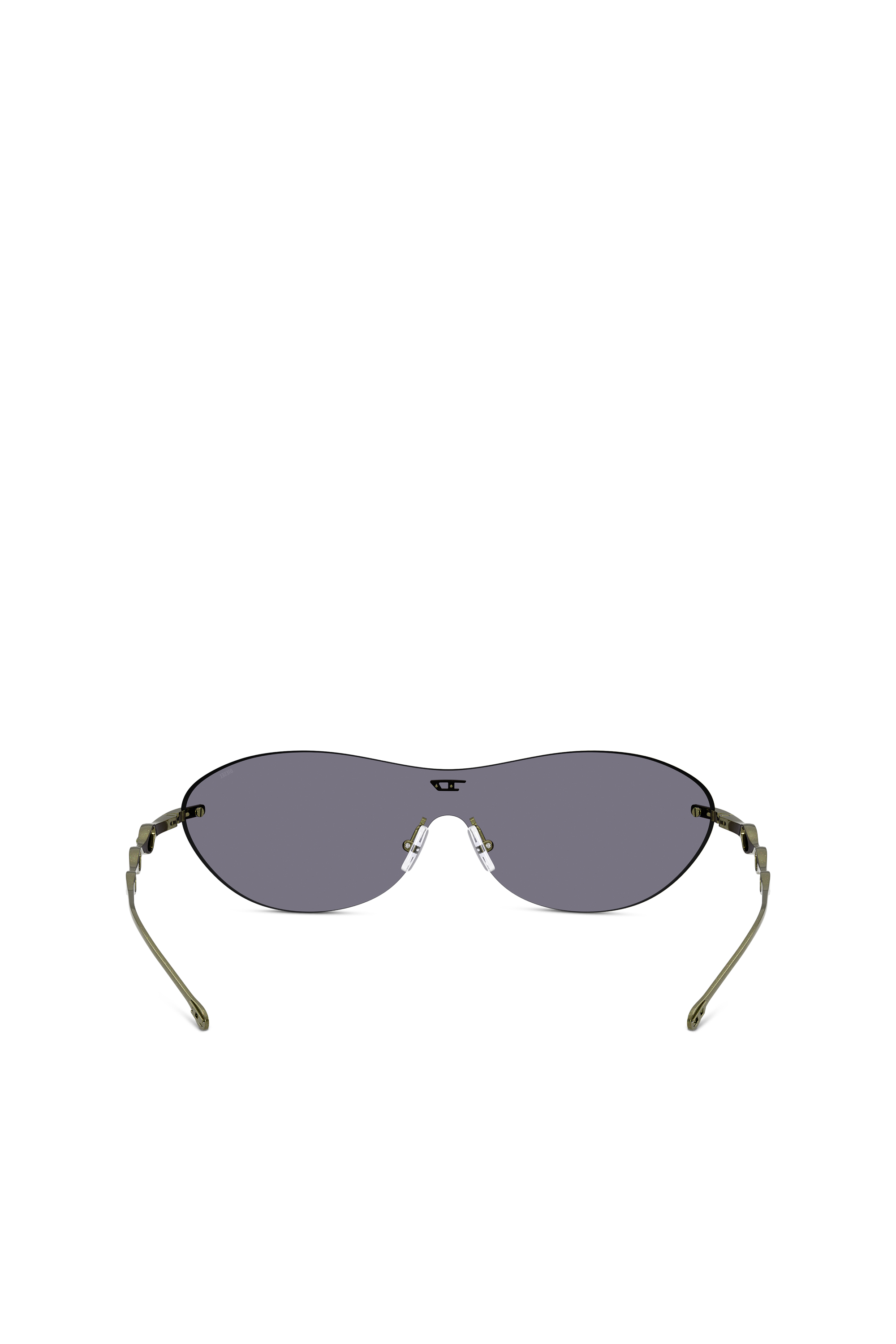 Diesel - 0DL1006 SIZE 35, Unisex's Iconic oval sunglasses in Green - 4