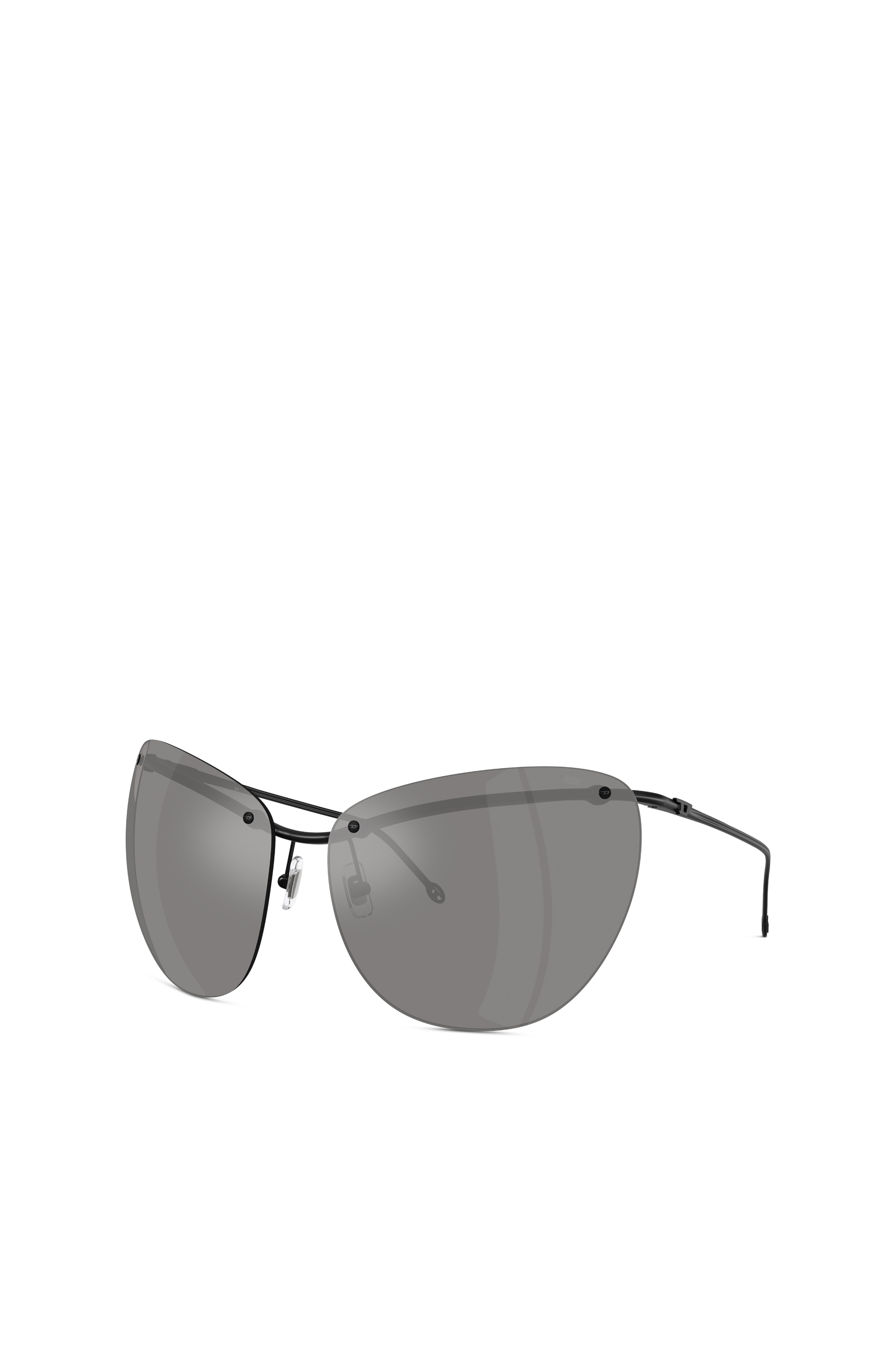 Diesel - 0DL1007, Unisex's Wraparound shape sunglasses in Grey - 1