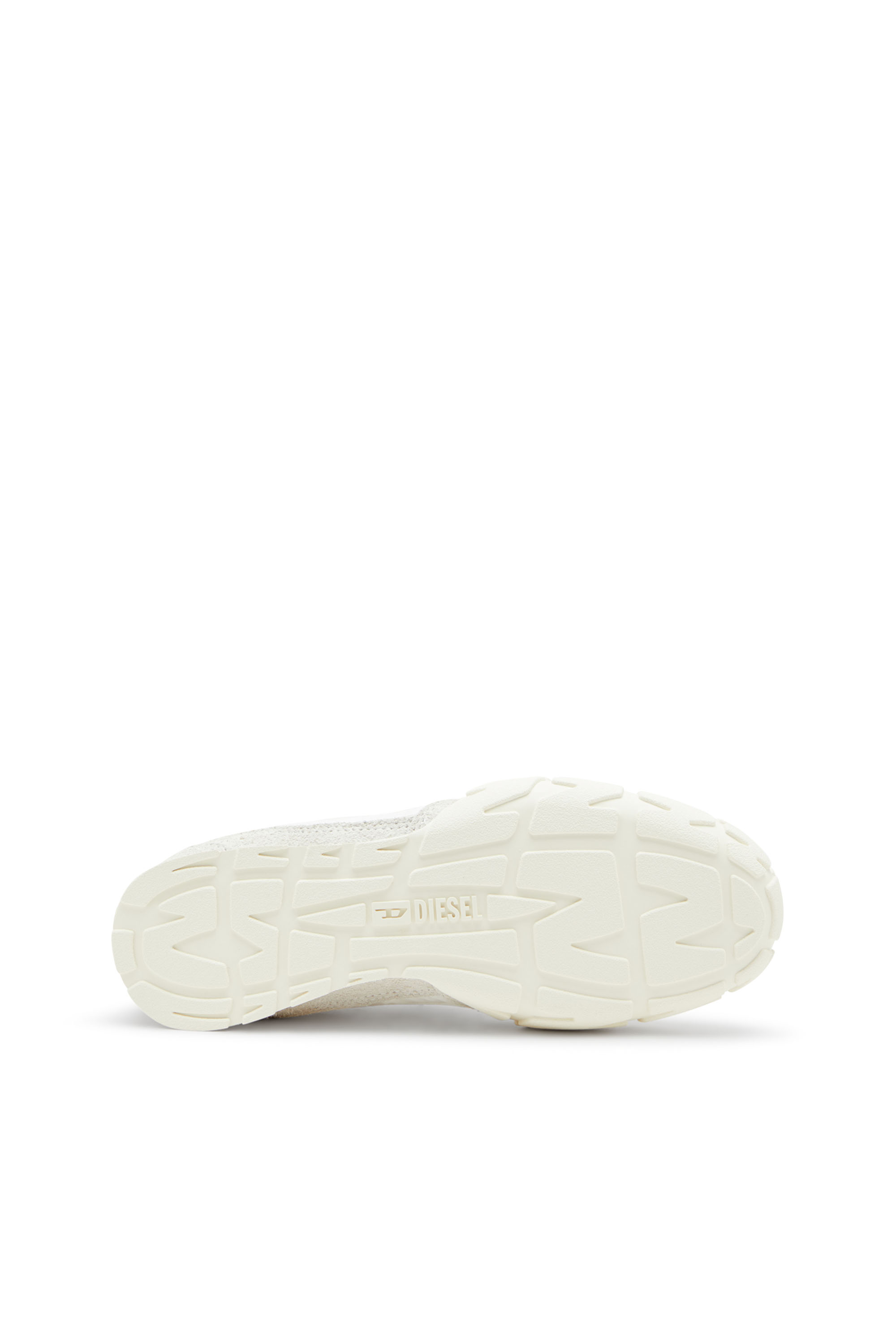 Diesel - S-PAGODHA LOW W, Woman's S-Pagodha-Sneakers in leather, suede and ripstop in White/Red - 4