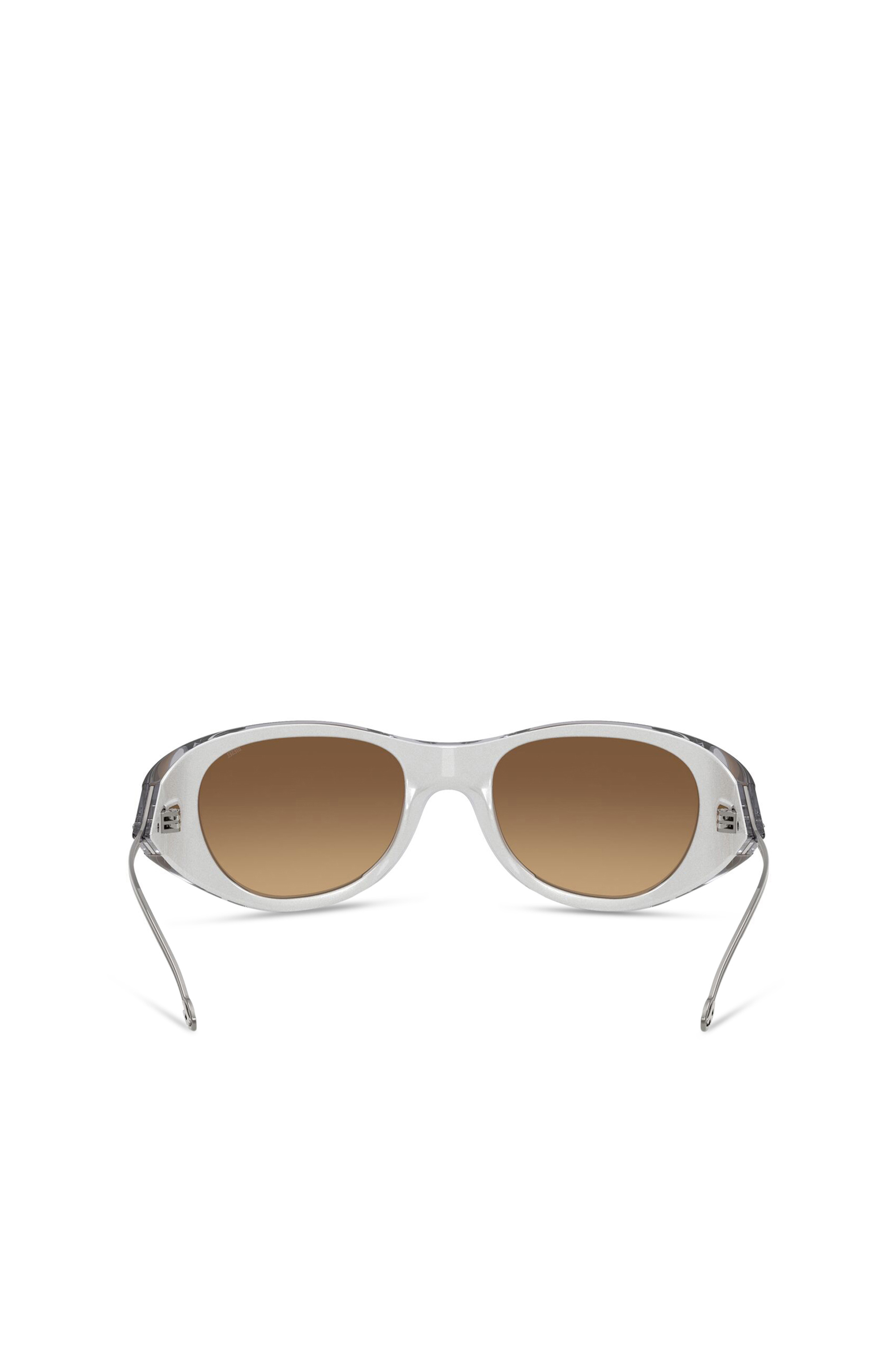 Diesel - 0DL3003, Unisex's Iconic oval sunglasses in Light Grey - 4