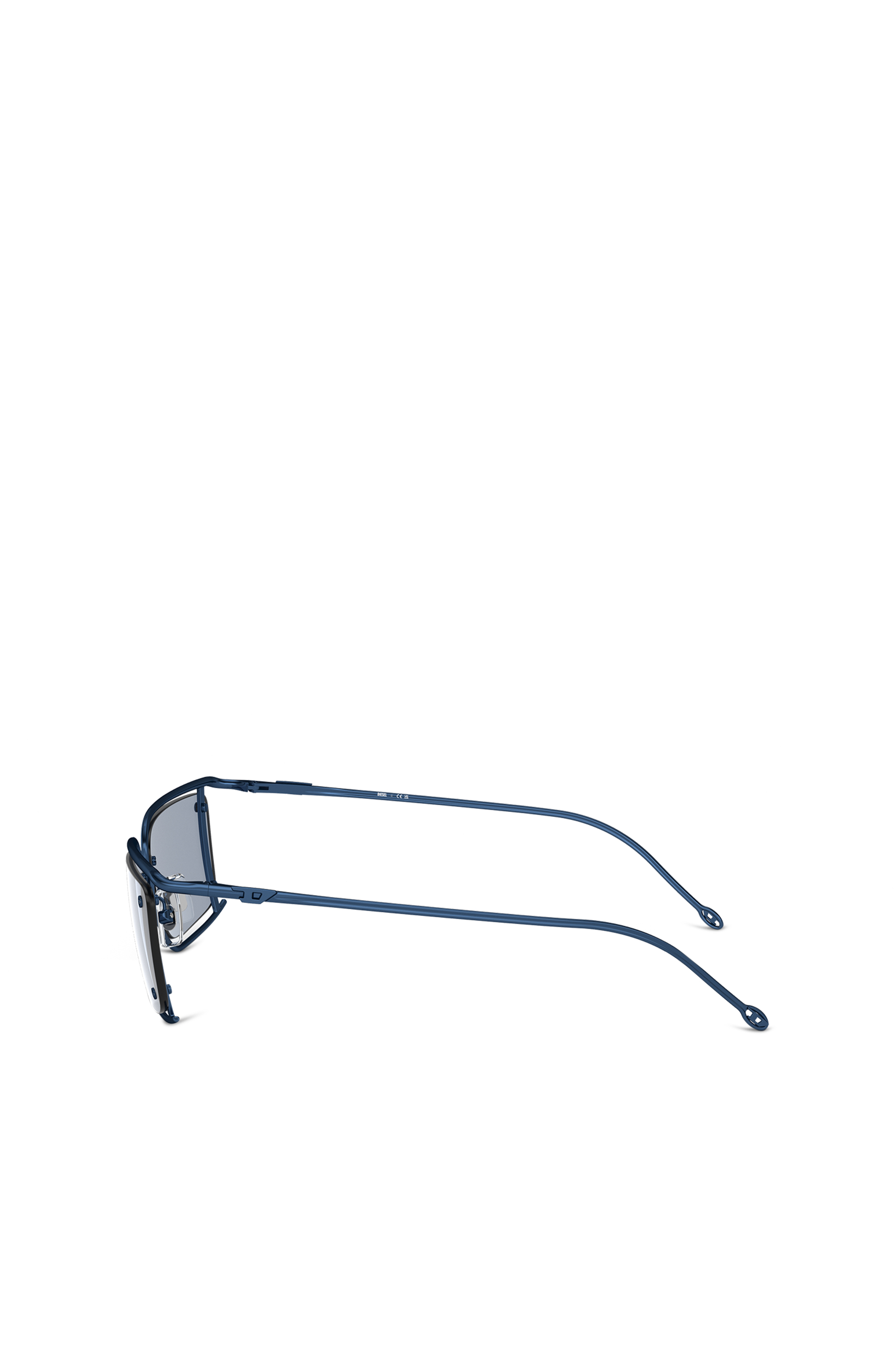 Diesel - 0DL1002, Unisex's Rectangle sunglasses in Blue - 3