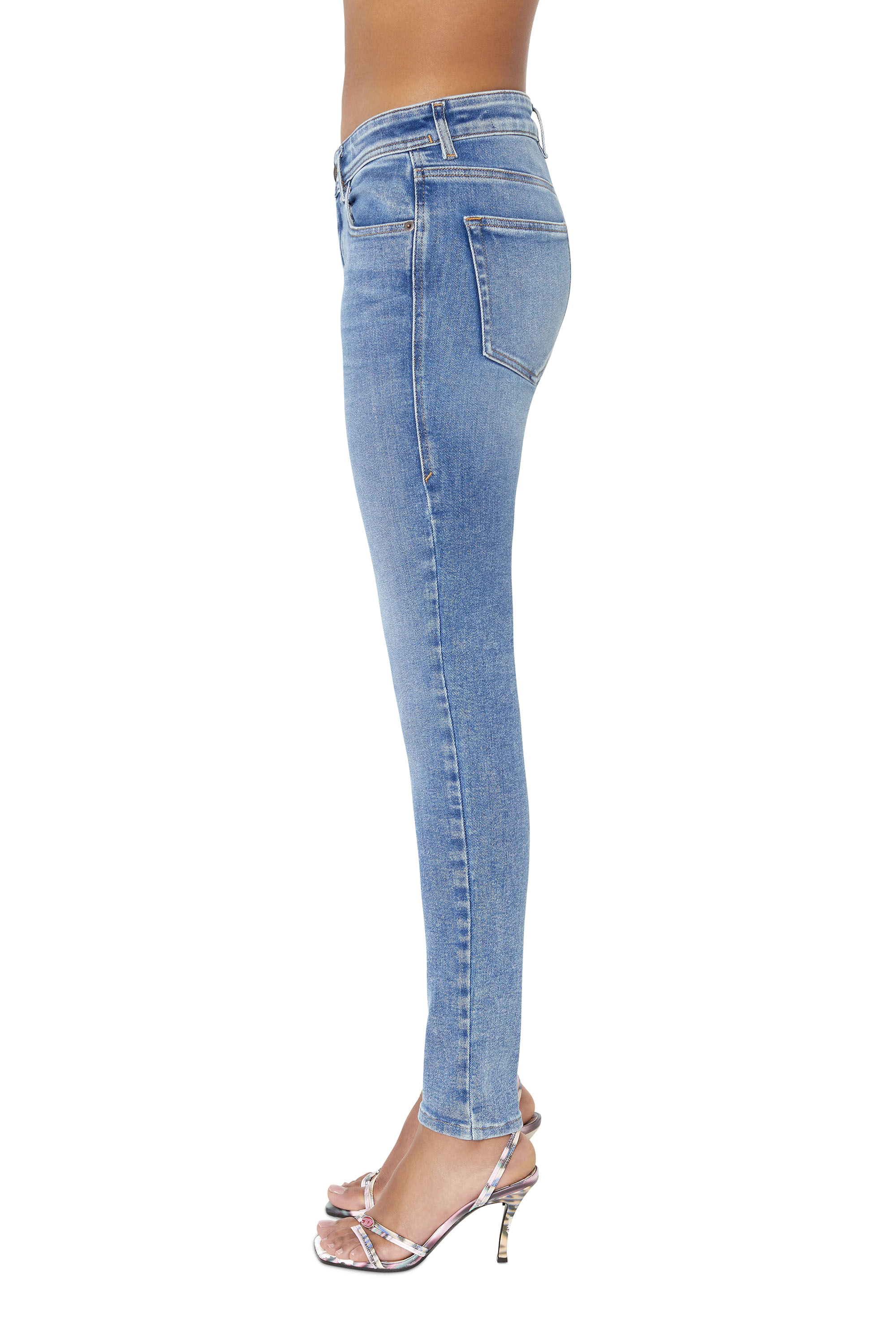 Diesel - Woman's Skinny Jeans 2017 Slandy 09D62, Medium blue - 6