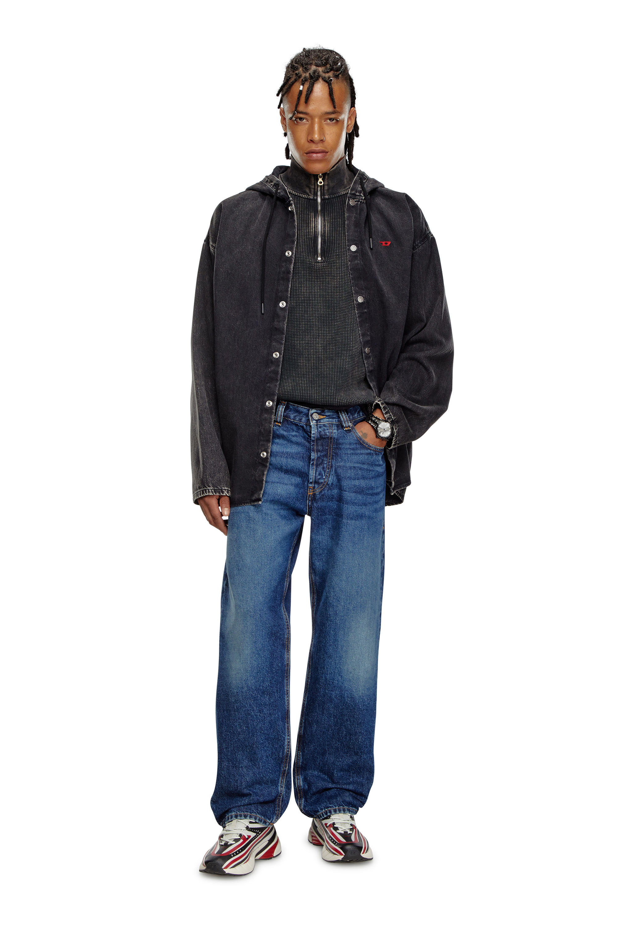 Diesel - Man's Regular Jeans 2024 D-Macs 09I27, Dark Blue - 2