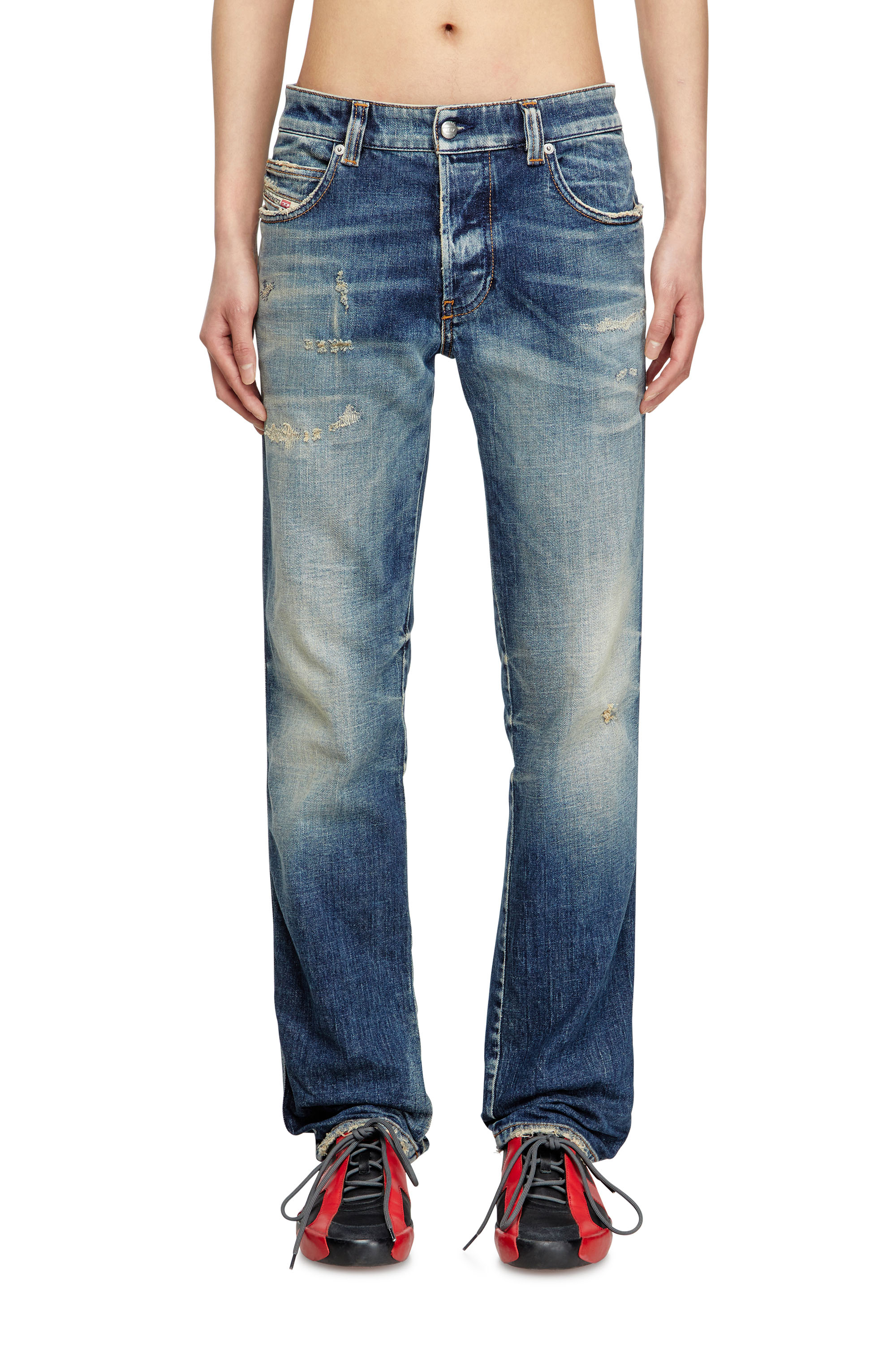 Diesel - Man's Slim Jeans 1993 D-Vyl 09M55, Dark Blue - 1