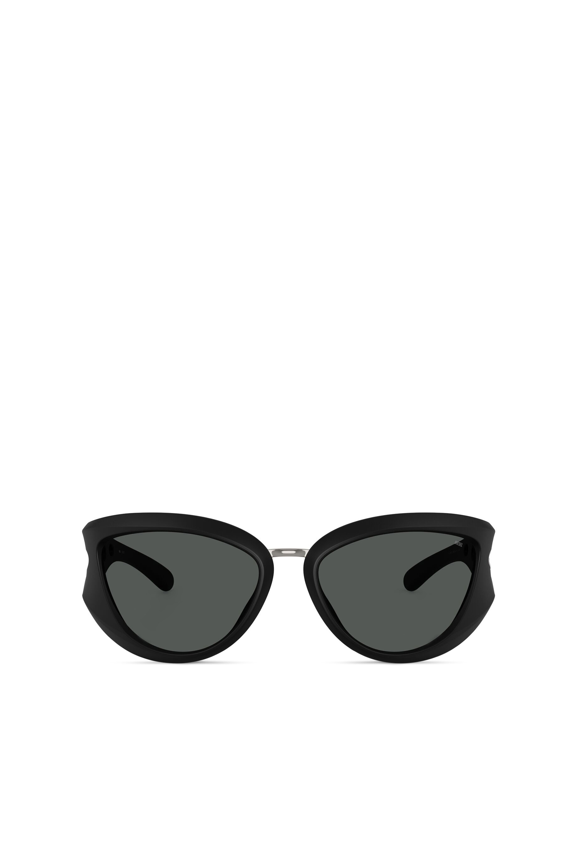 Diesel - 0DL3007U, Unisex's Cat-eye style sunglasses in Black - 2
