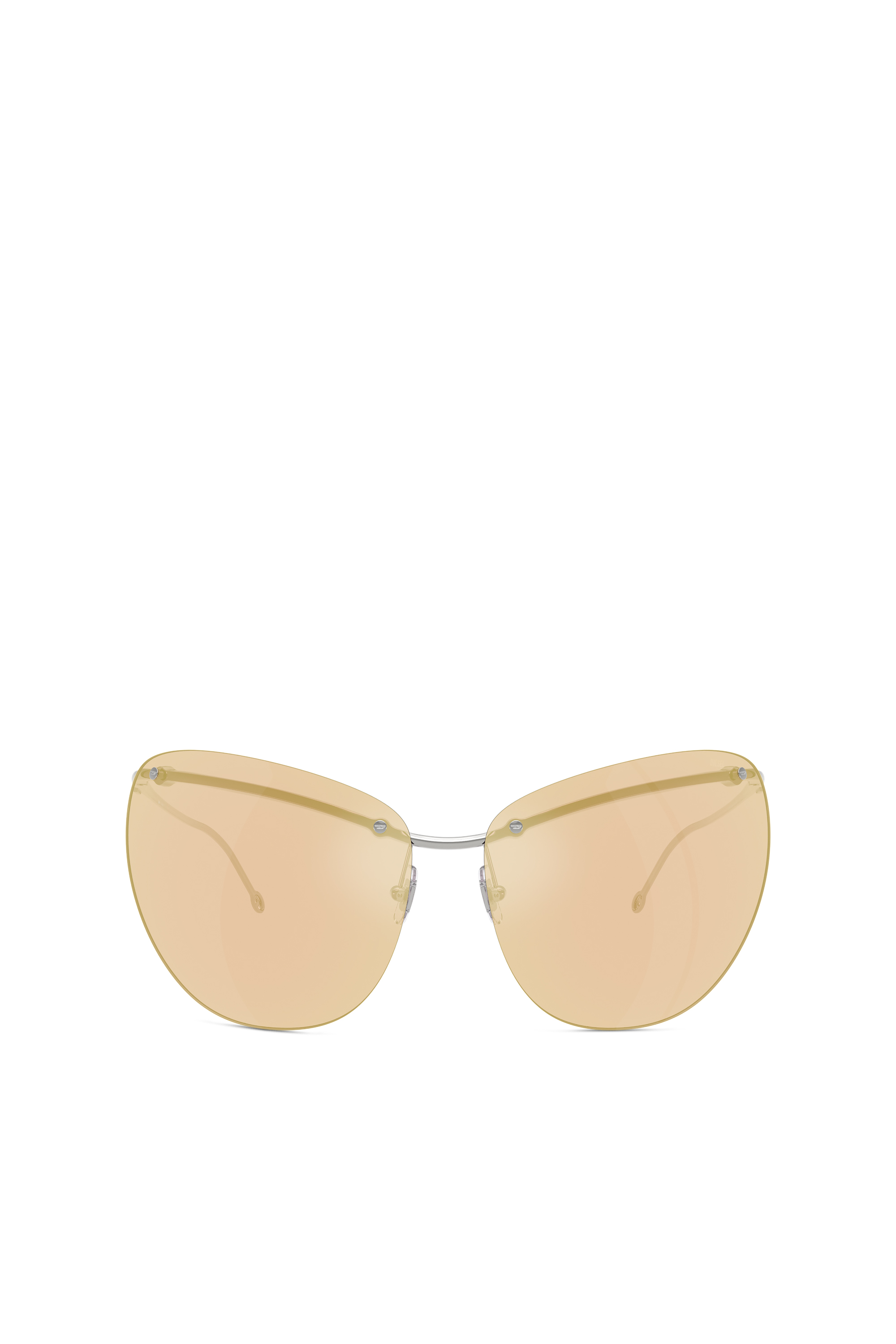 Diesel - 0DL1007, Unisex's Wraparound shape sunglasses in Light Brown - 2