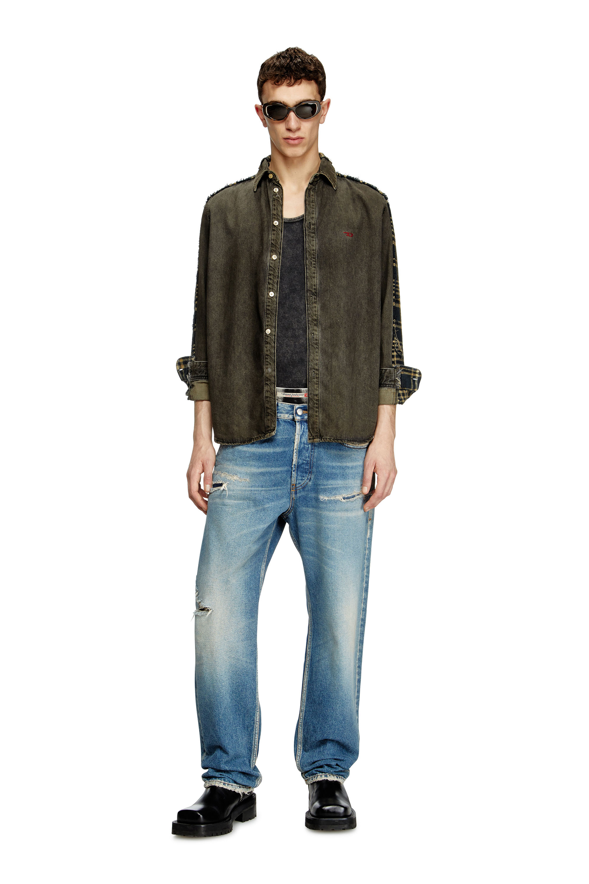 Diesel - Man's Regular Jeans 2024 D-Macs 09L43, Medium blue - 2