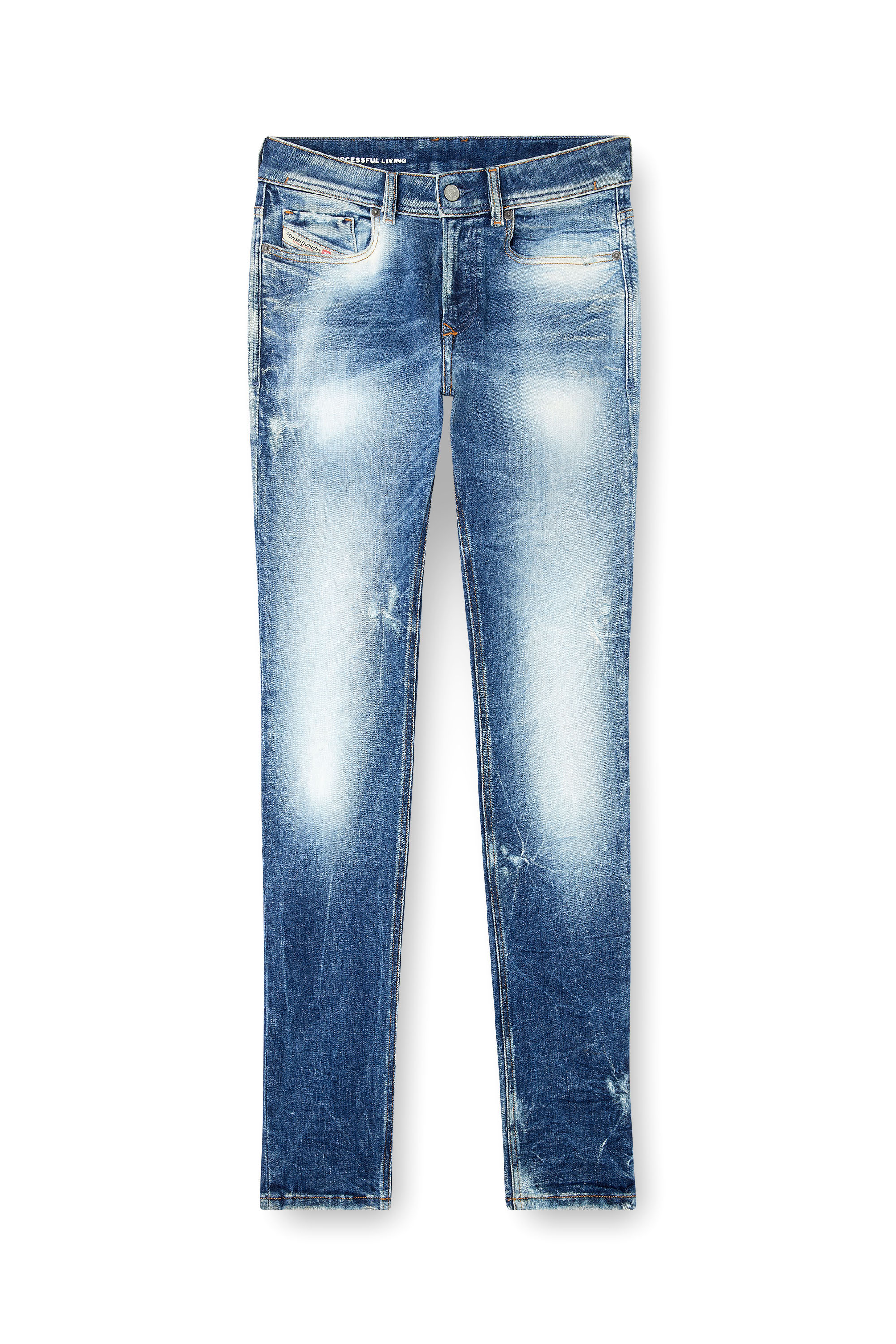 Diesel - Man's Skinny Jeans 1979 Sleenker 09M27, Dark Blue - 3