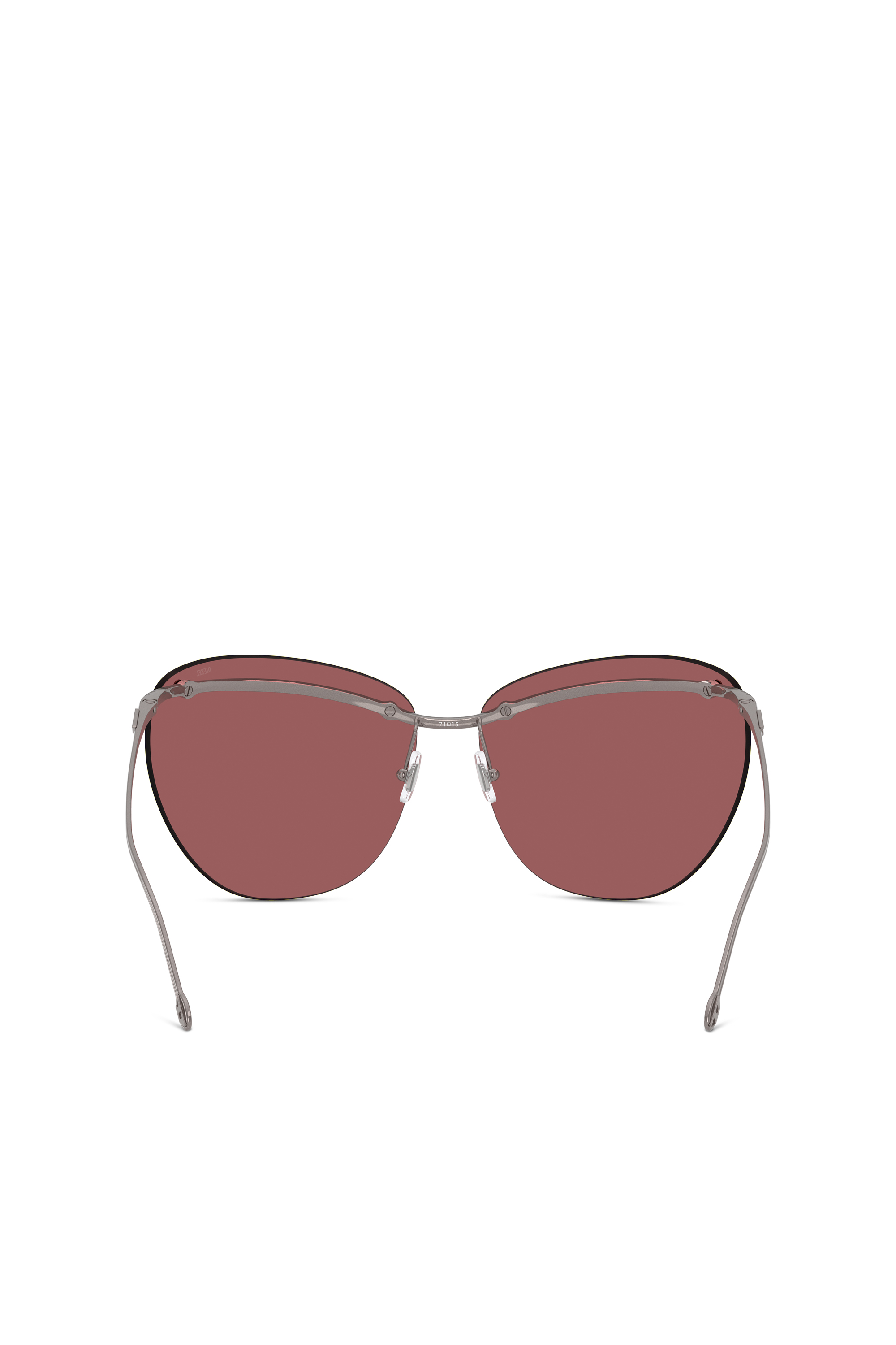 Diesel - 0DL1007, Unisex's Wraparound shape sunglasses in Dark Violet - 4